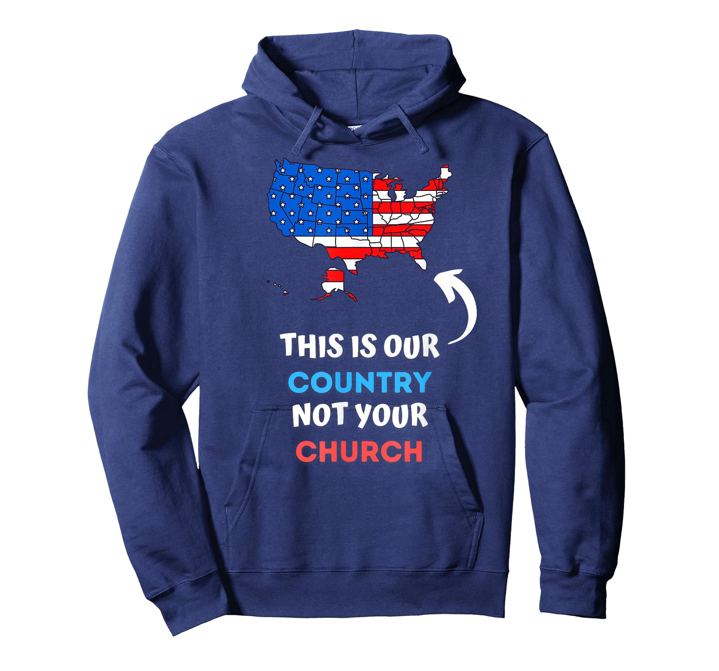 This is a Country Not Your Church a Religious Freedom T-Shirt