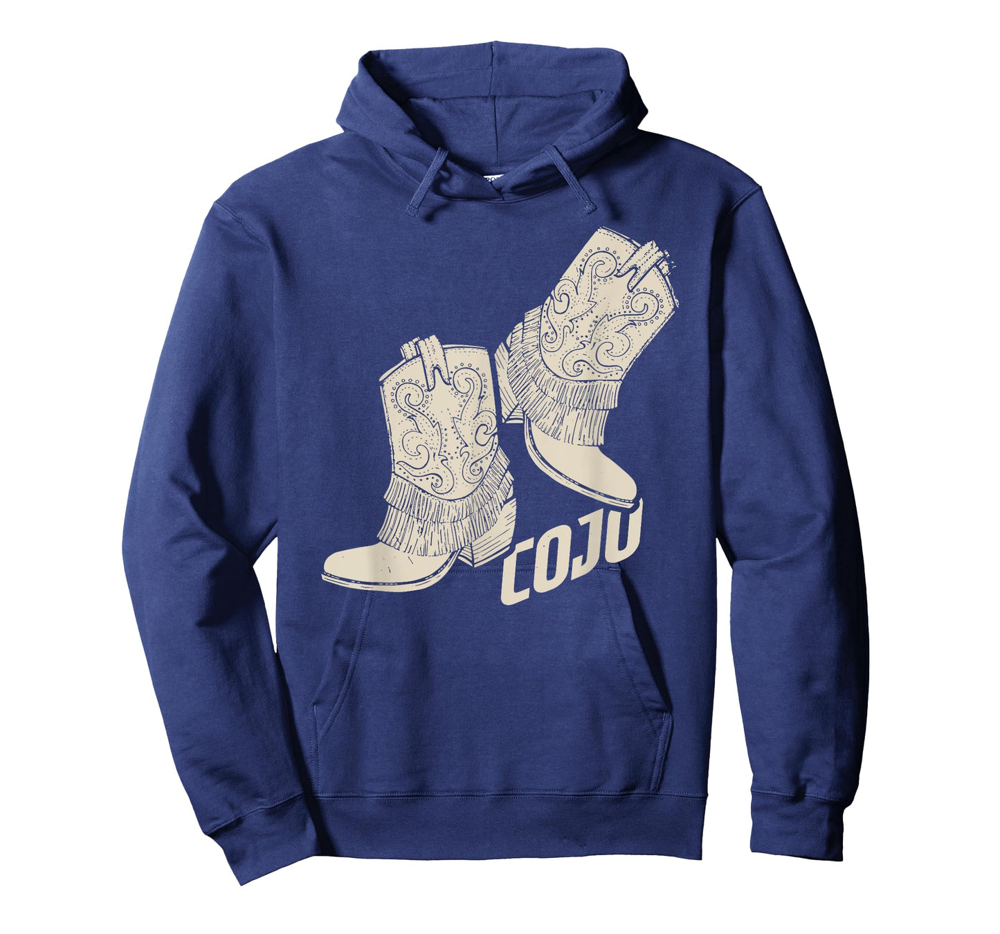 Retro Cojo Johnson Bull Skull Music Country 70s Cowboy Boots T-Shirt