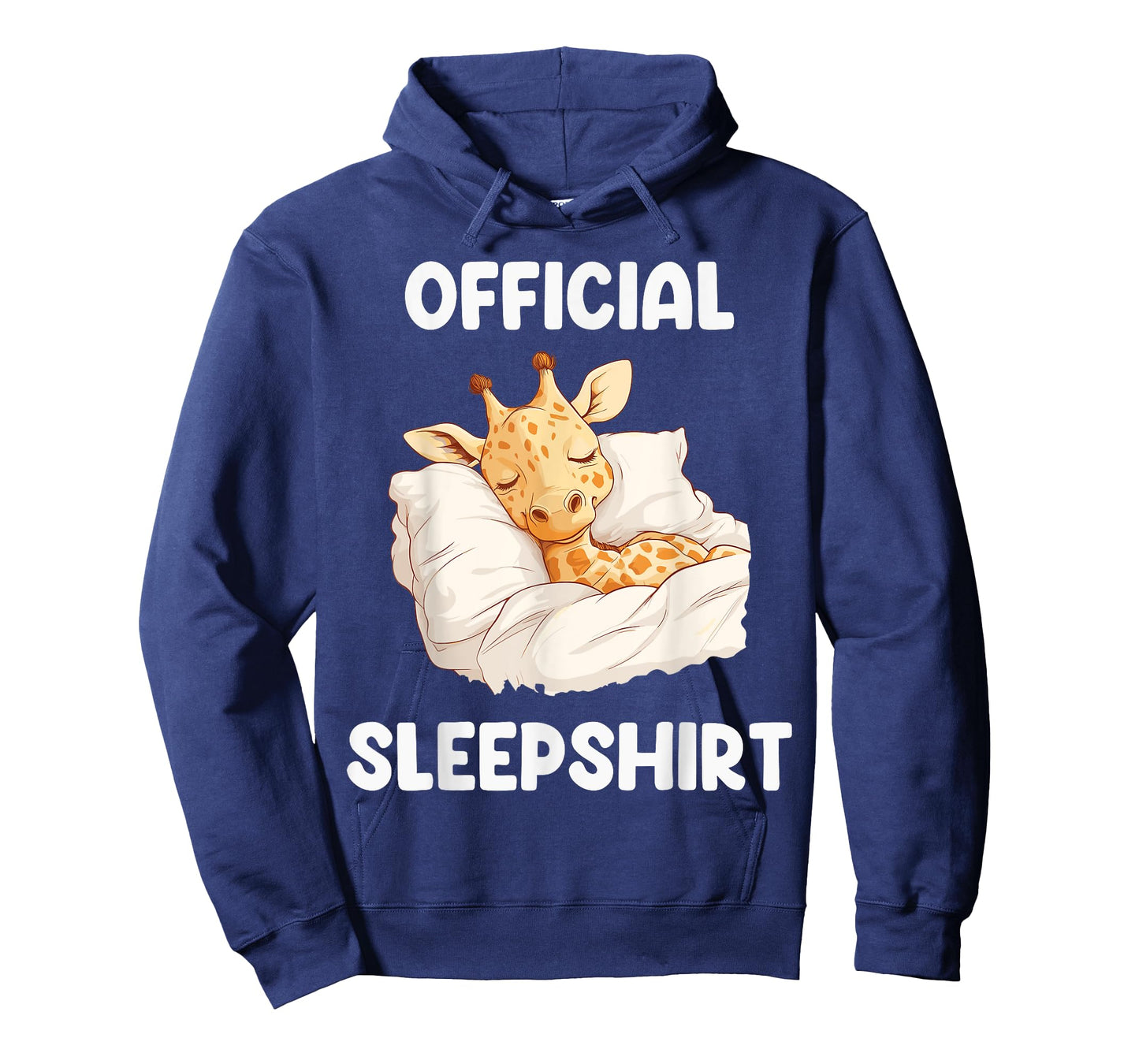 Official Sleepshirt Sleeping Giraffe Animal Lovers Pajama T-Shirt