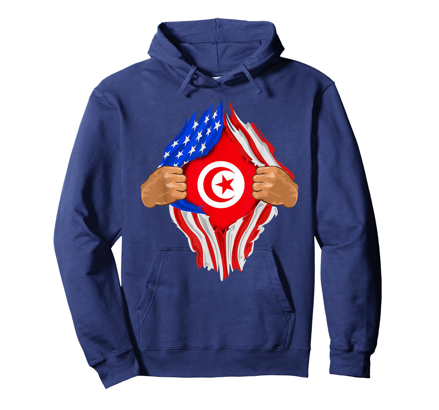 Tunisian Blood Inside Me | Tunisia Flag Gift T-Shirt