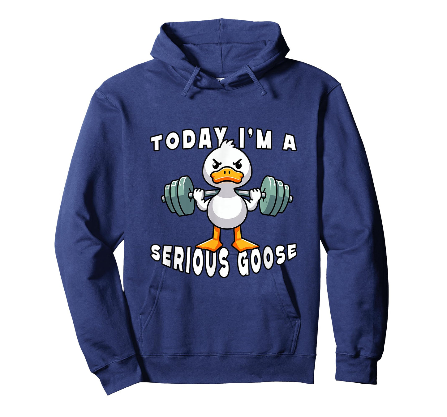 today i'm a serious goose funny lifting weights gym fitness T-Shirt