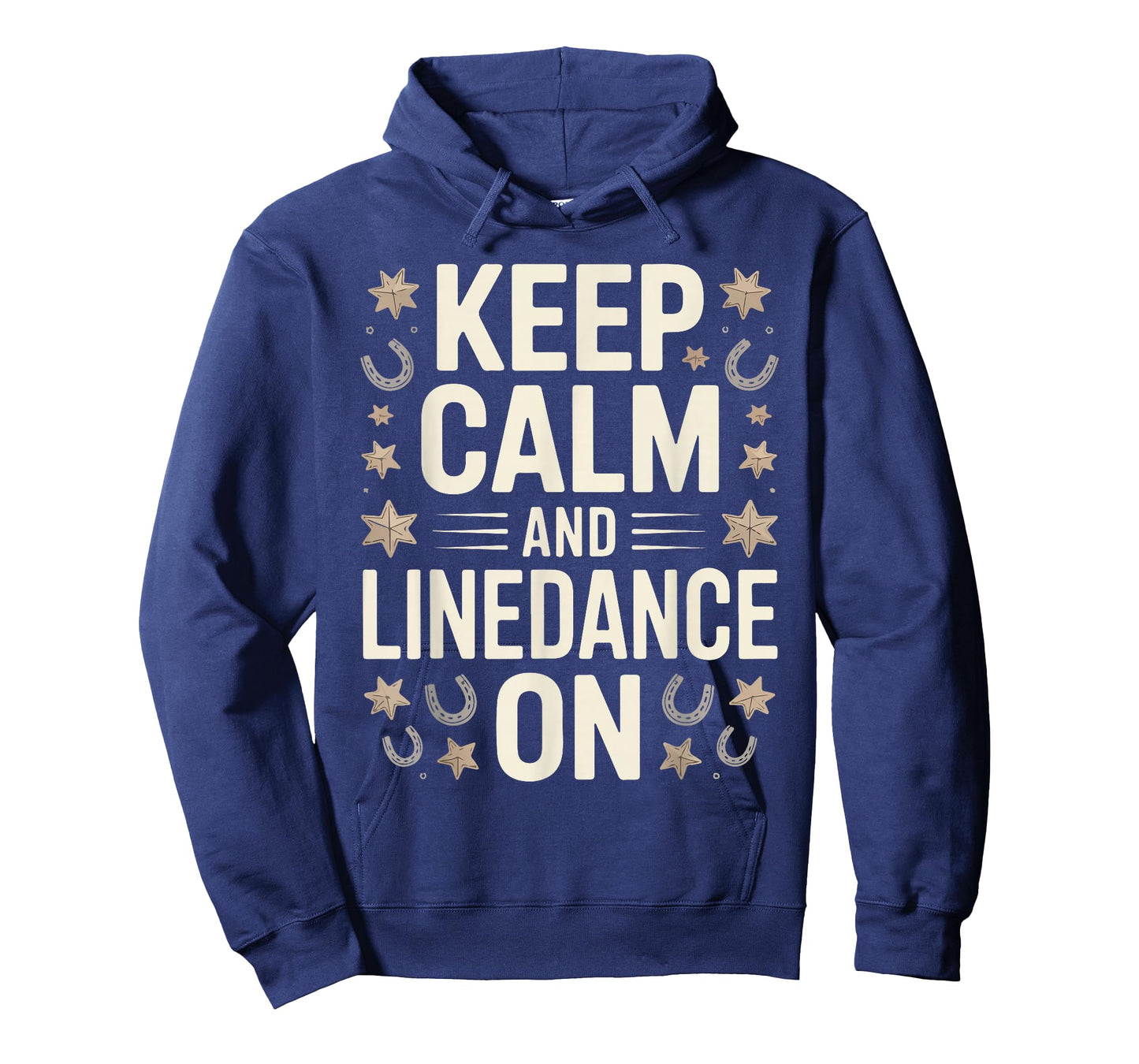 Keep Calm and Line Dance On Retro Sunset T-Shirt