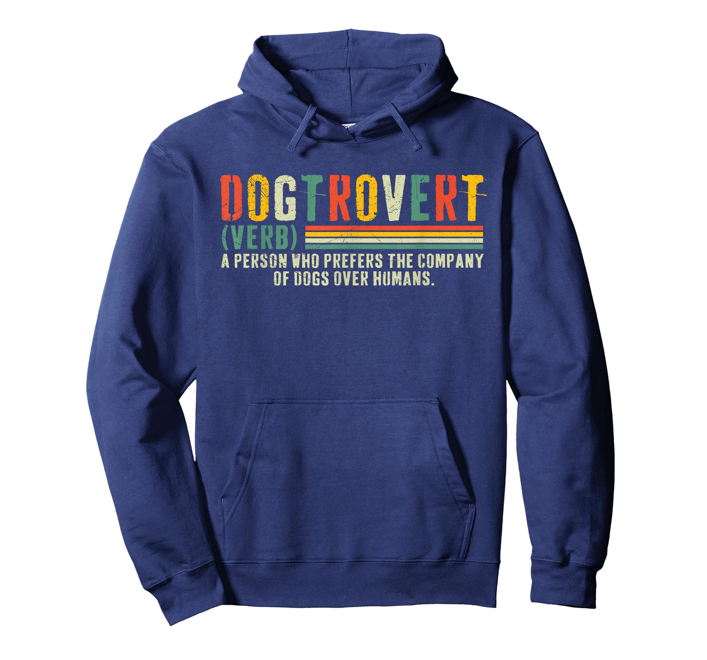Dogtrovert Cool Vintage Dogtrovert Definition T-Shirt