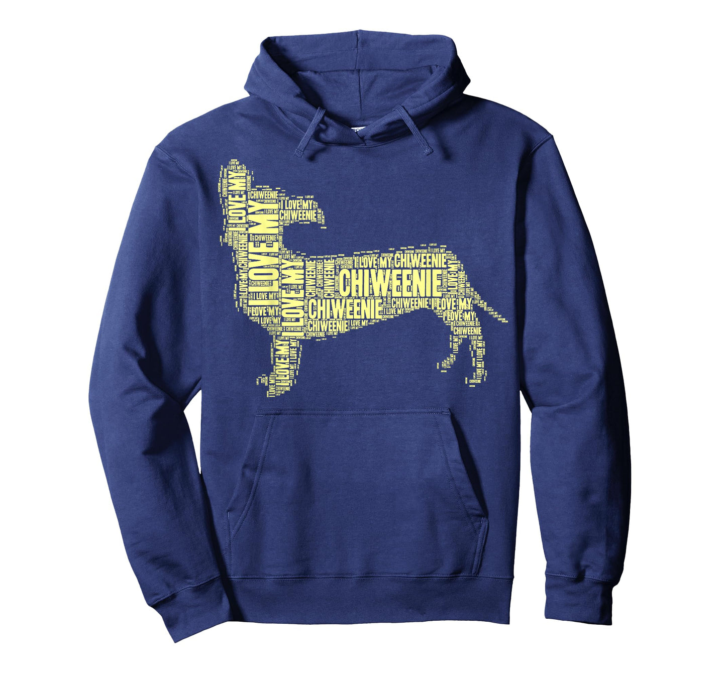 I Love My Chiweenie Word Art Chiweenie Shirt T-Shirt