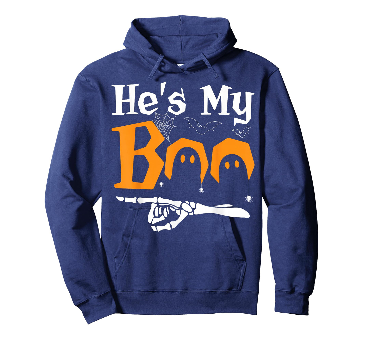 He's My Boo Halloween Spooky Season Couples Matching Design T-Shirt