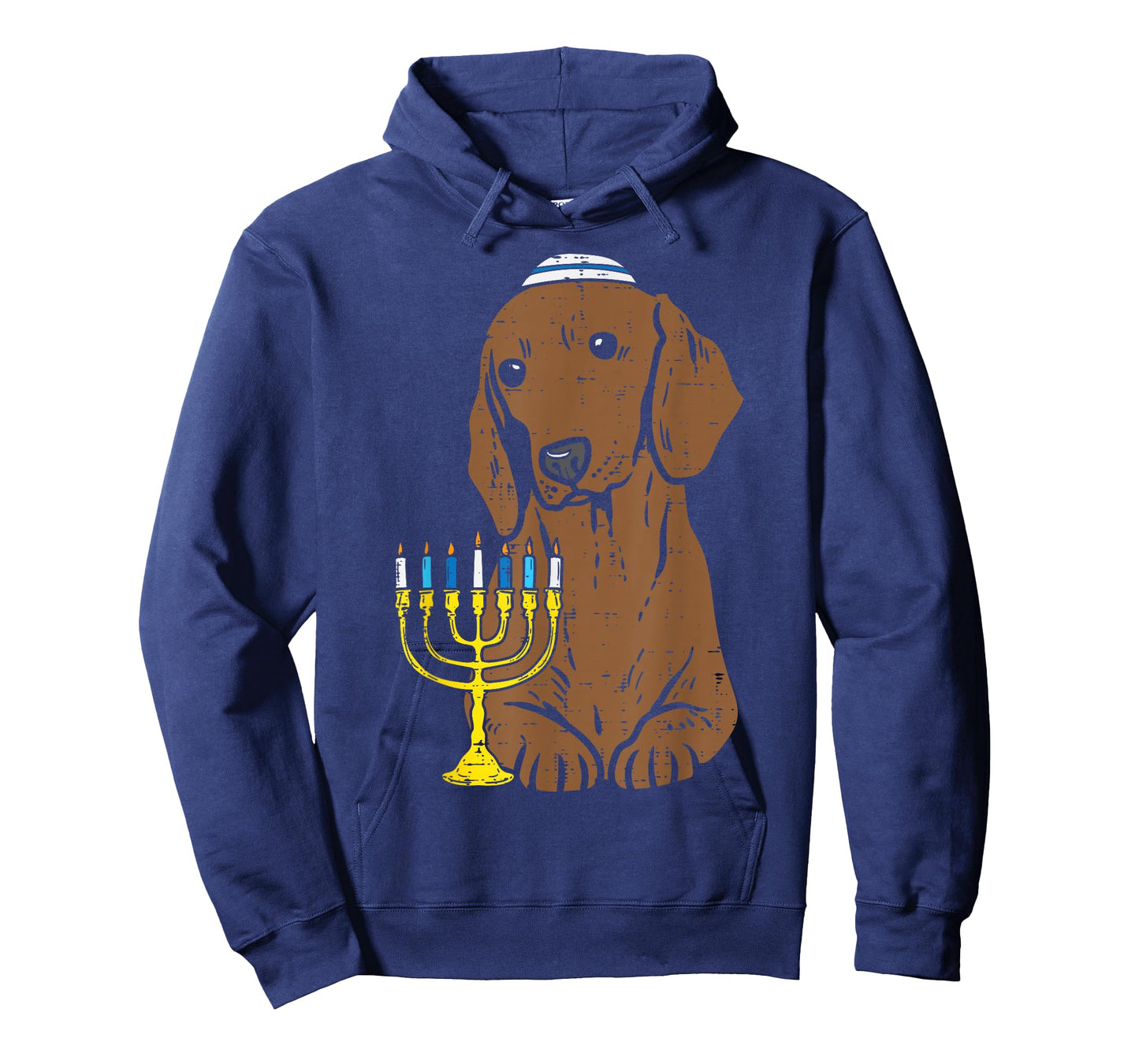 Jewish Dachshund Wiener Dog Hanukkah Pajamas Chanukah PJs T-Shirt
