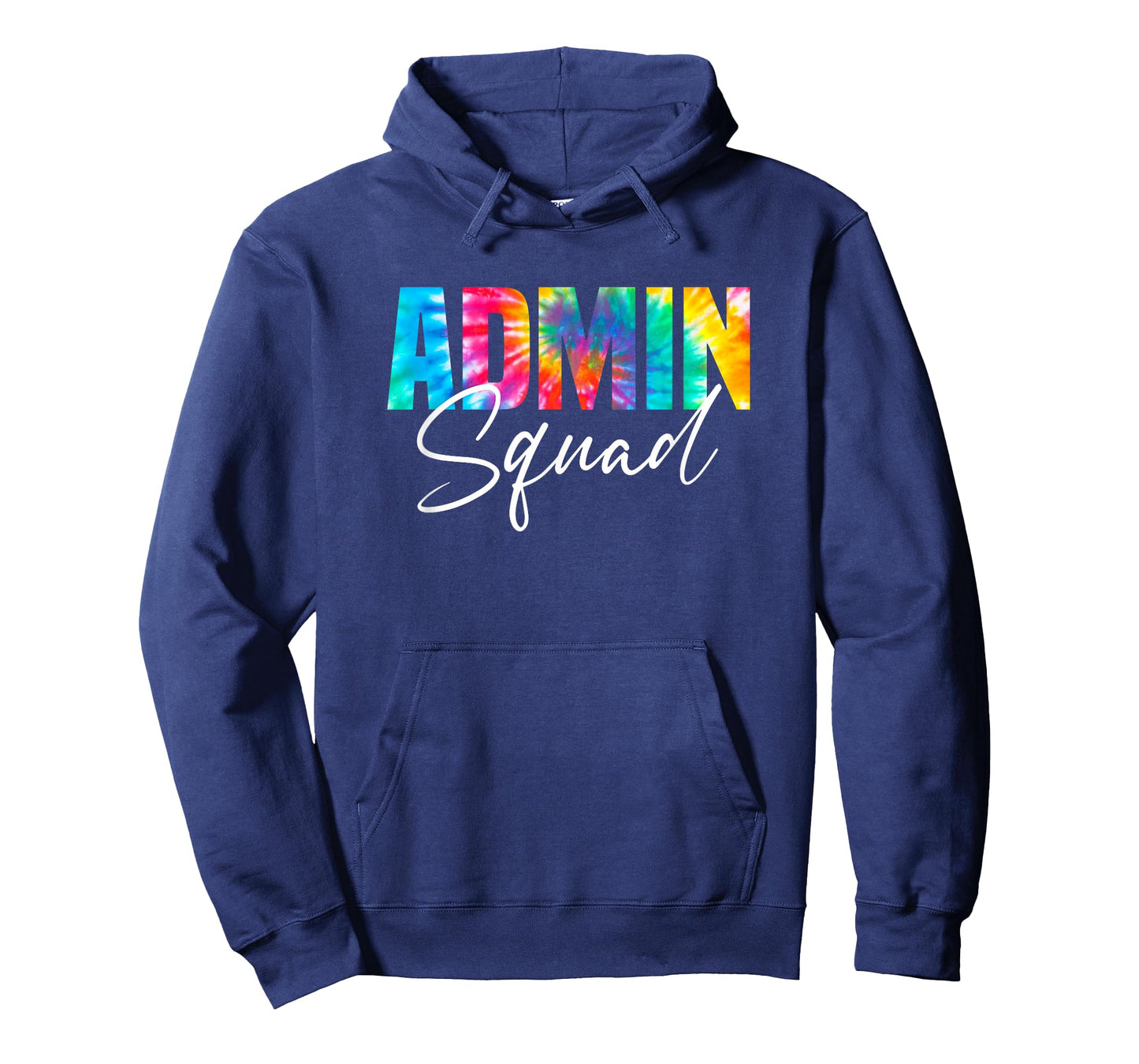 Admin Squad Tie Dye Back To School Women Appreciation T-Shirt