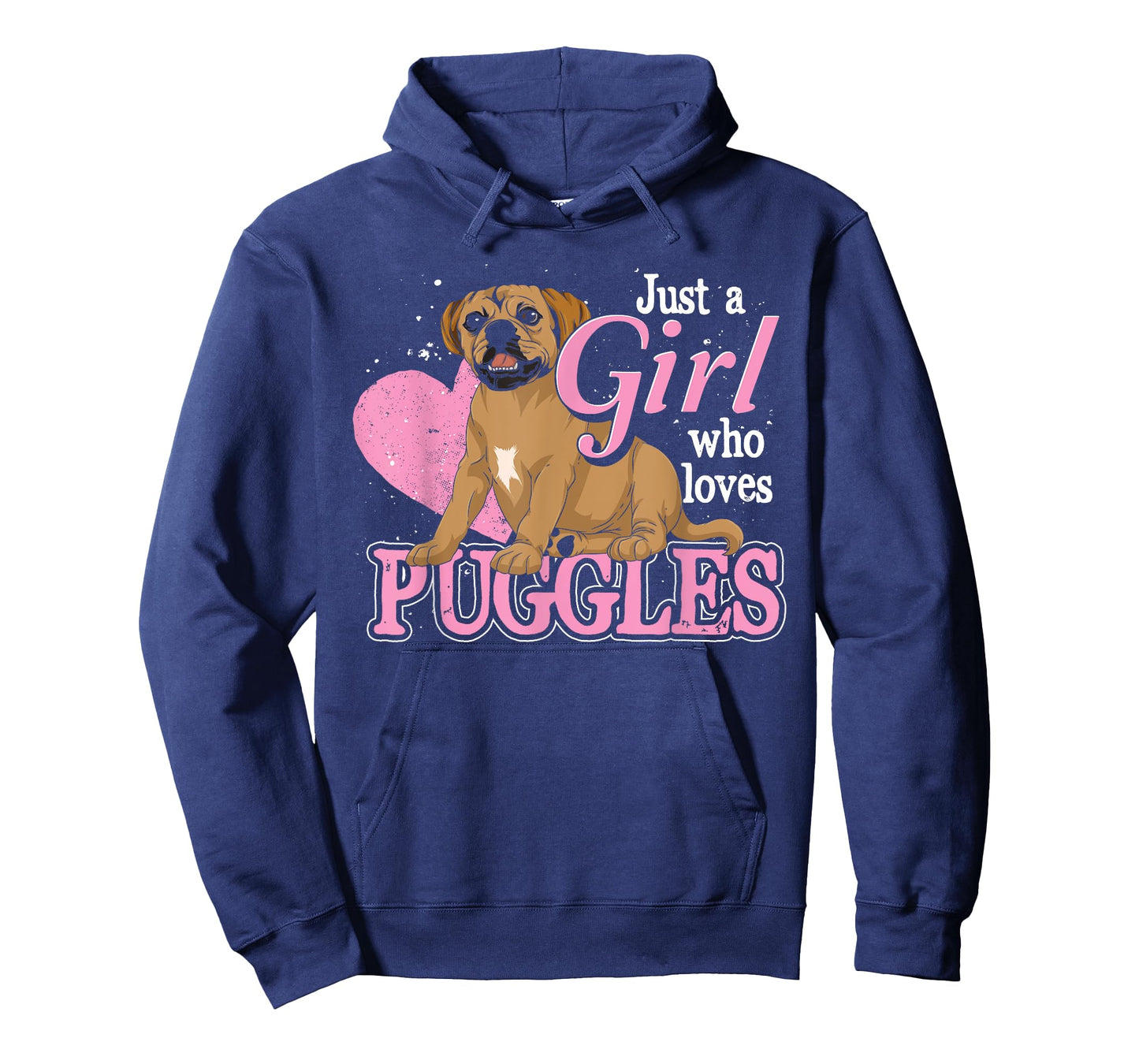 Just A Girl Who Loves Puggles Cute Dog Lover Women Puggle T-Shirt