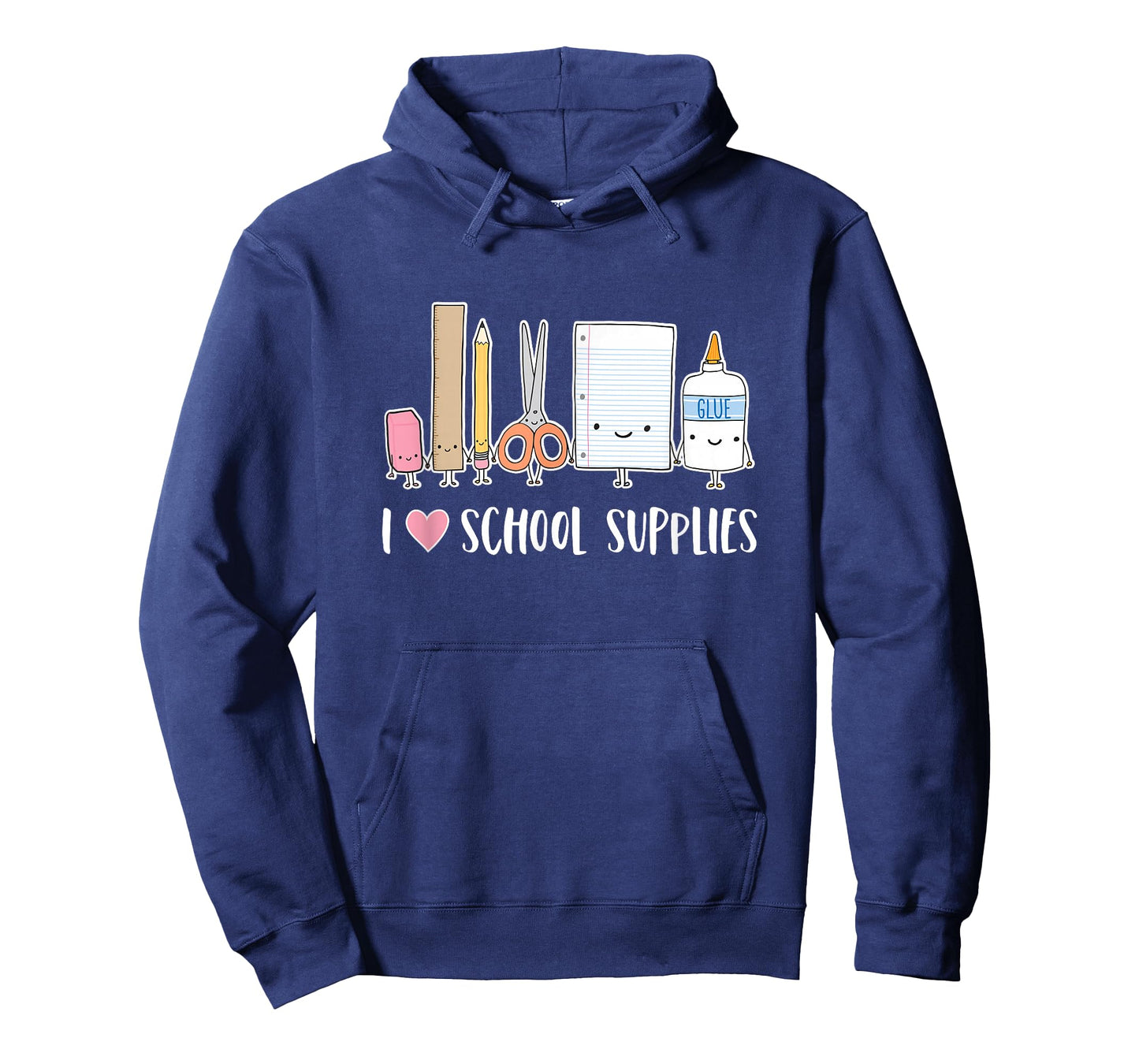 I Love School Supplies Teacher Shirt T-Shirt