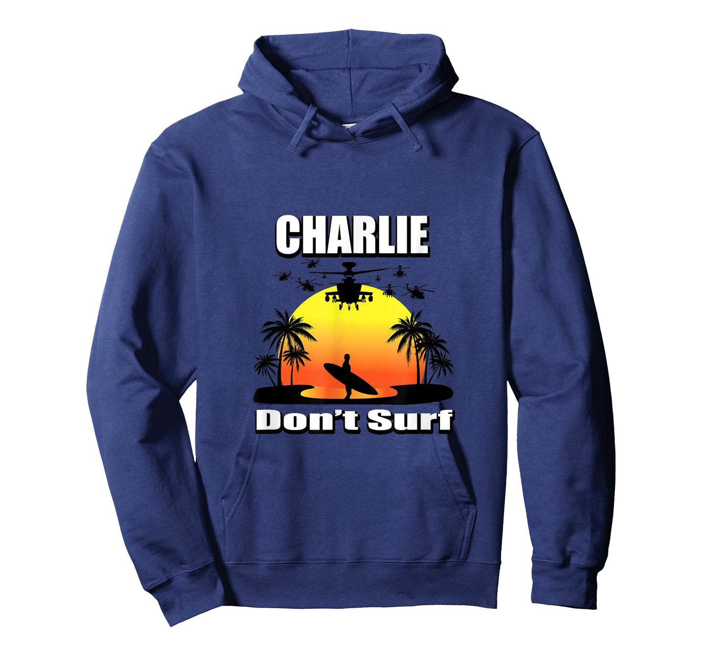 Charlie Don't Surf T-Shirt Military Vietnam Veteran Surfer T-Shirt