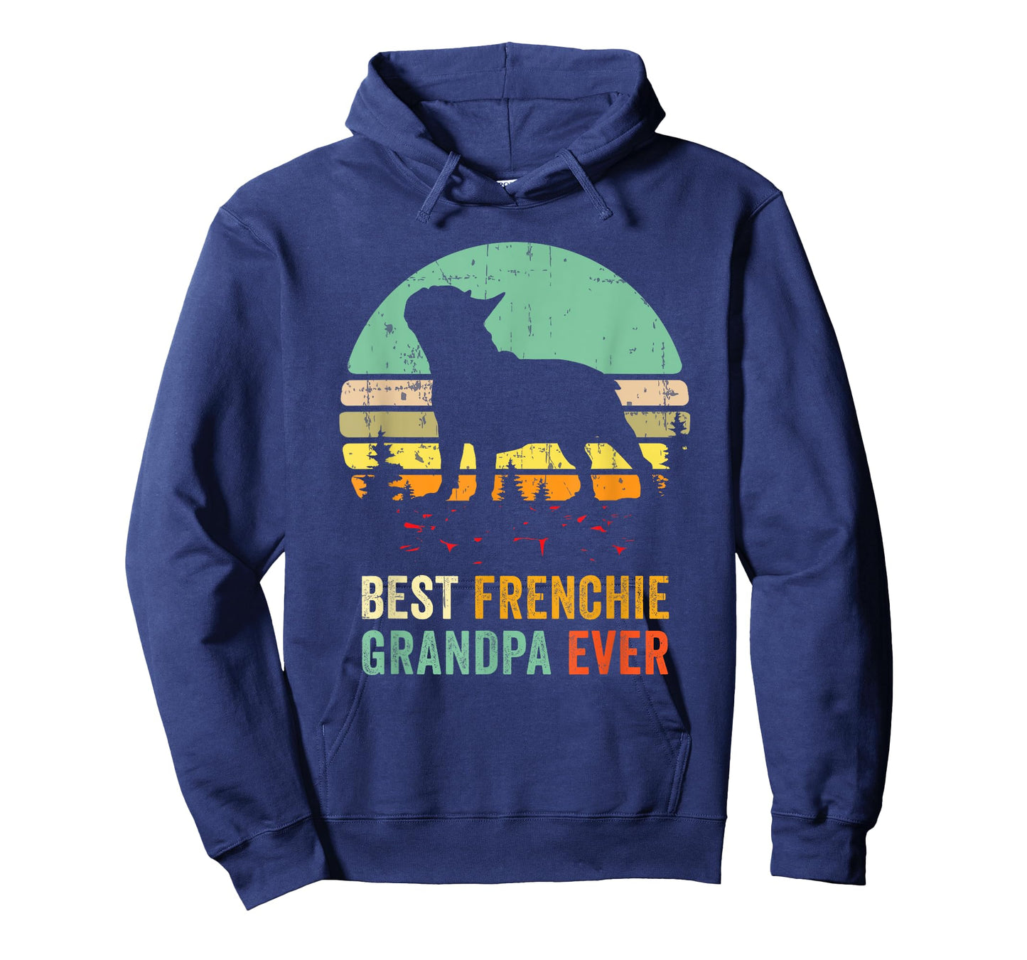 Frenchie Grandpa French Bulldog Grandfather Granddog Pet Dog Men Women T-Shirt