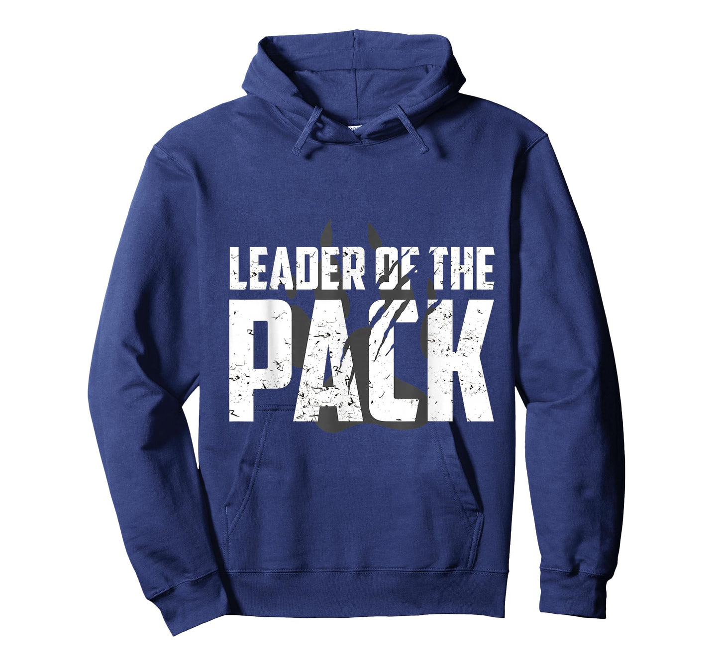 Wolf Pack Gift Design | Leader of The Pack Paw Print Design T-Shirt