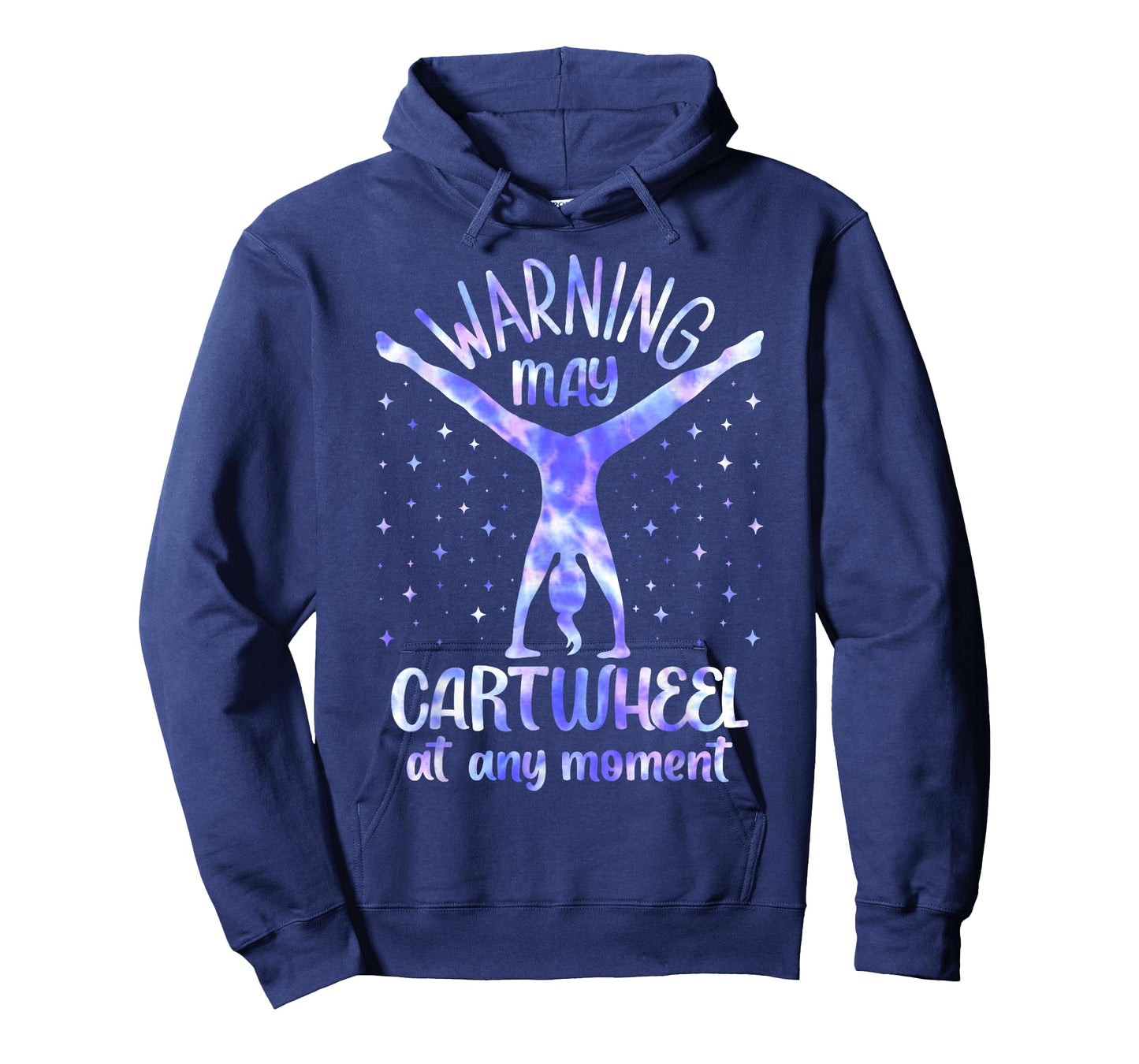 Cartwheel Gymnast Girl Tie Dye Gymnastic Girl Tumbling T-Shirt
