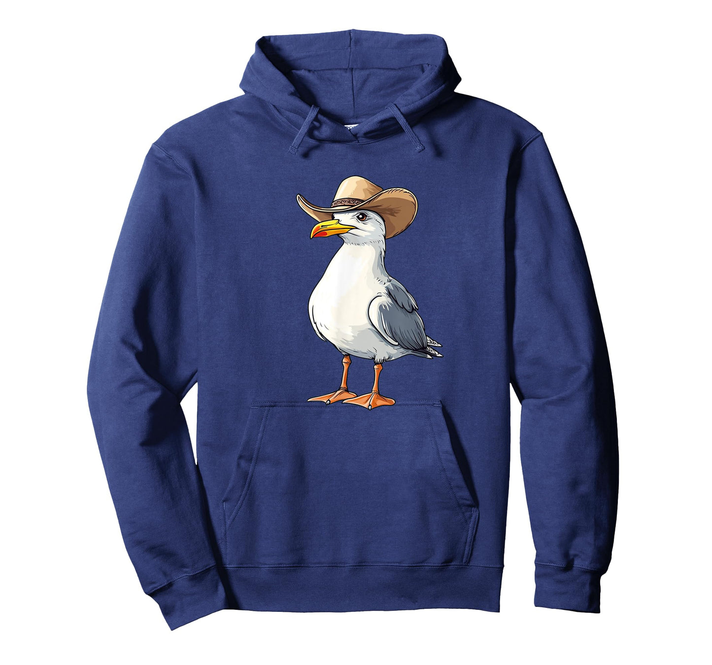 Funny Seagull with Cowboy Hat Costume for Rodeo Lovers T-Shirt