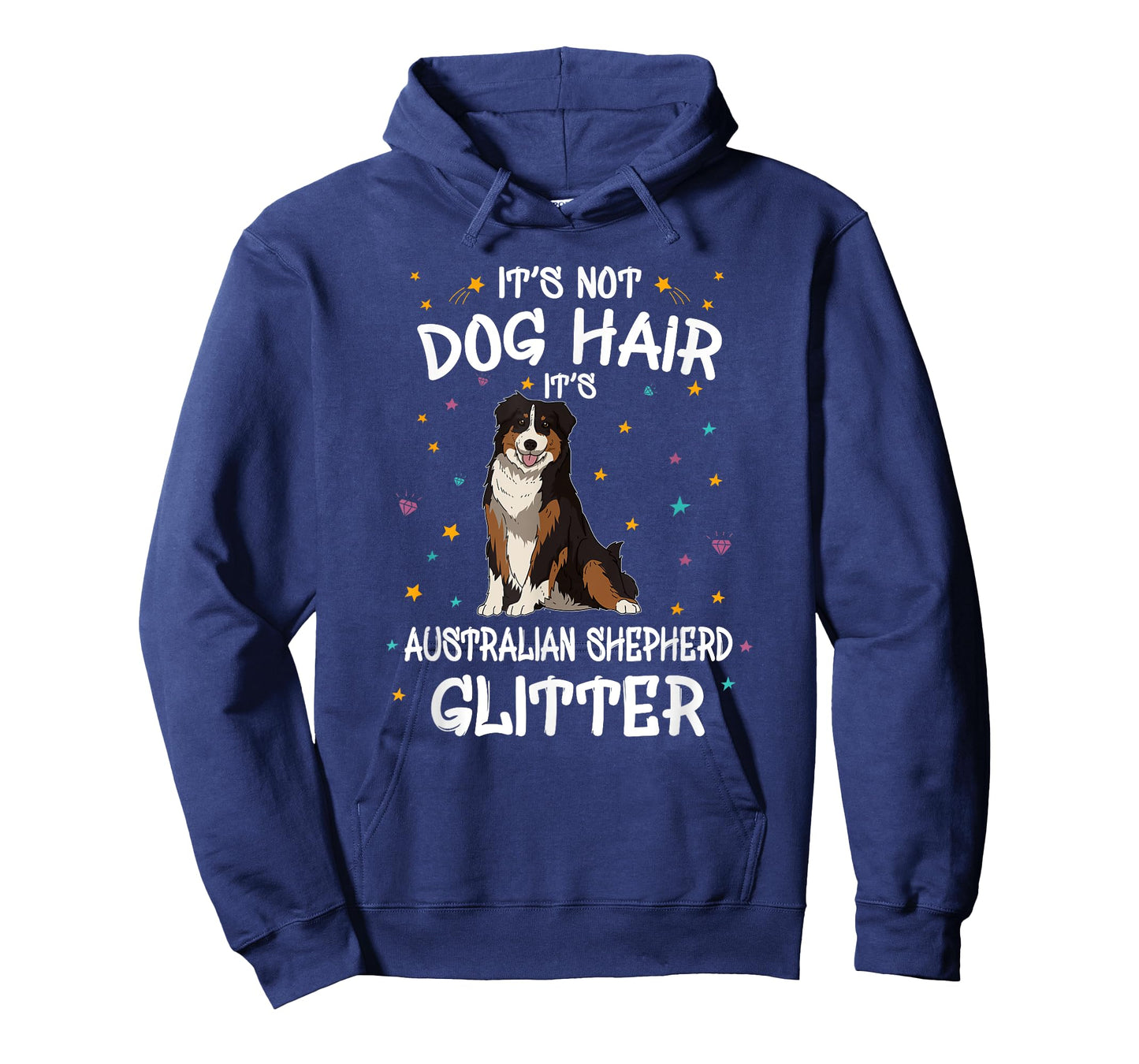 Australian Shepherd Glitter Dog Owner Gift Funny Dog T-Shirt