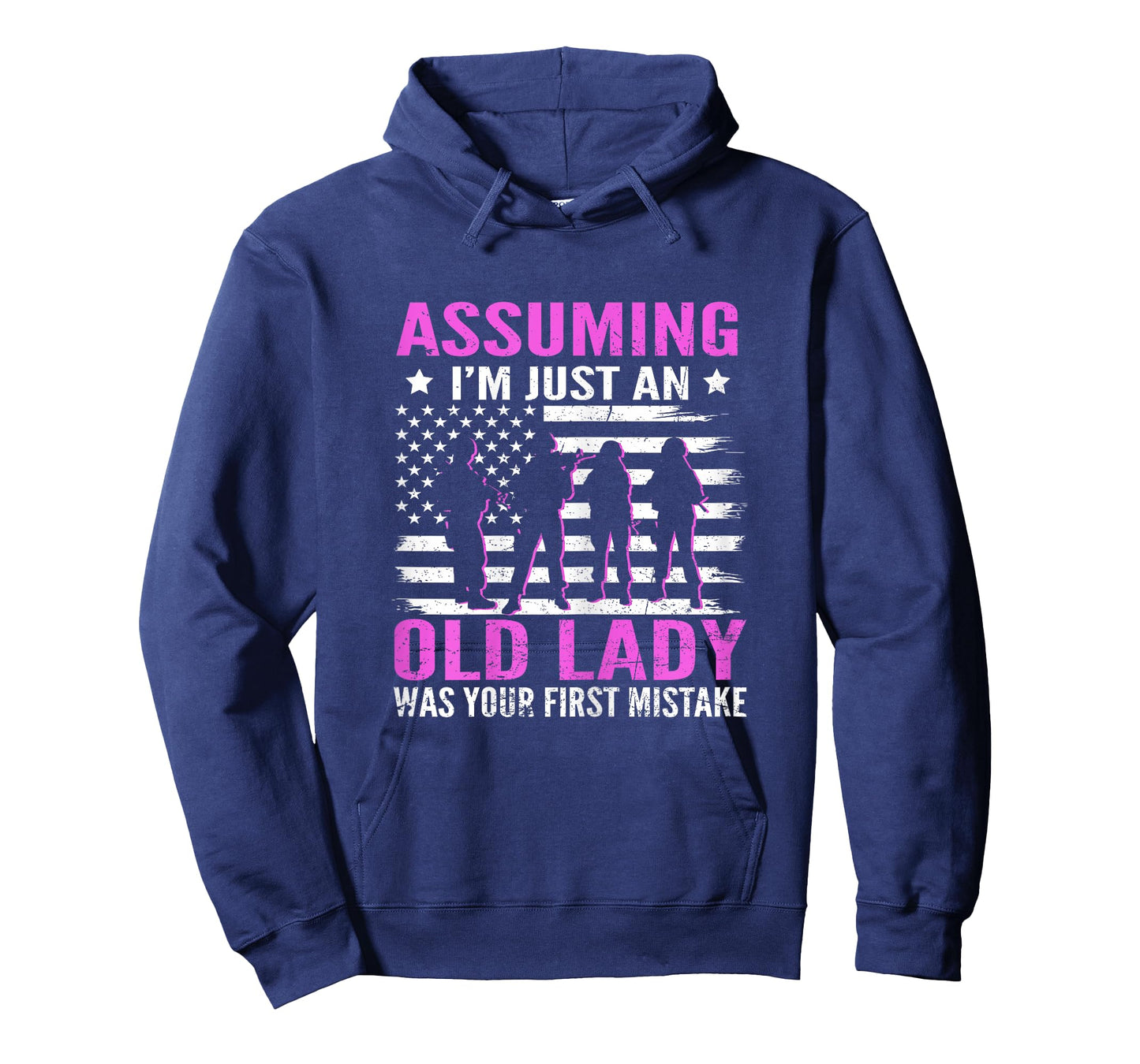 Assuming I'm Just An Old Lady Proud Female US Veteran T-Shirt