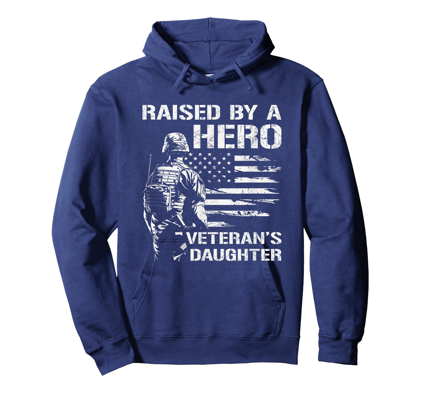 Raised By A Hero Veterans Daughter Military Child Month T-Shirt