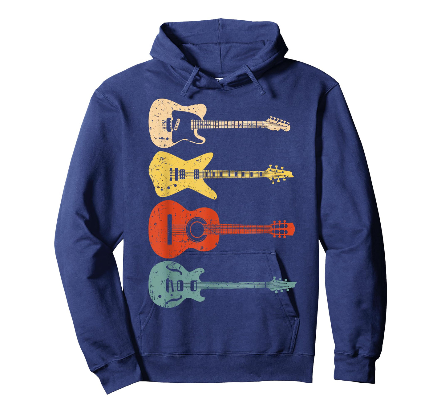 Cool Guitar Players Art Men Women Vintage Acoustic Guitarist T-Shirt