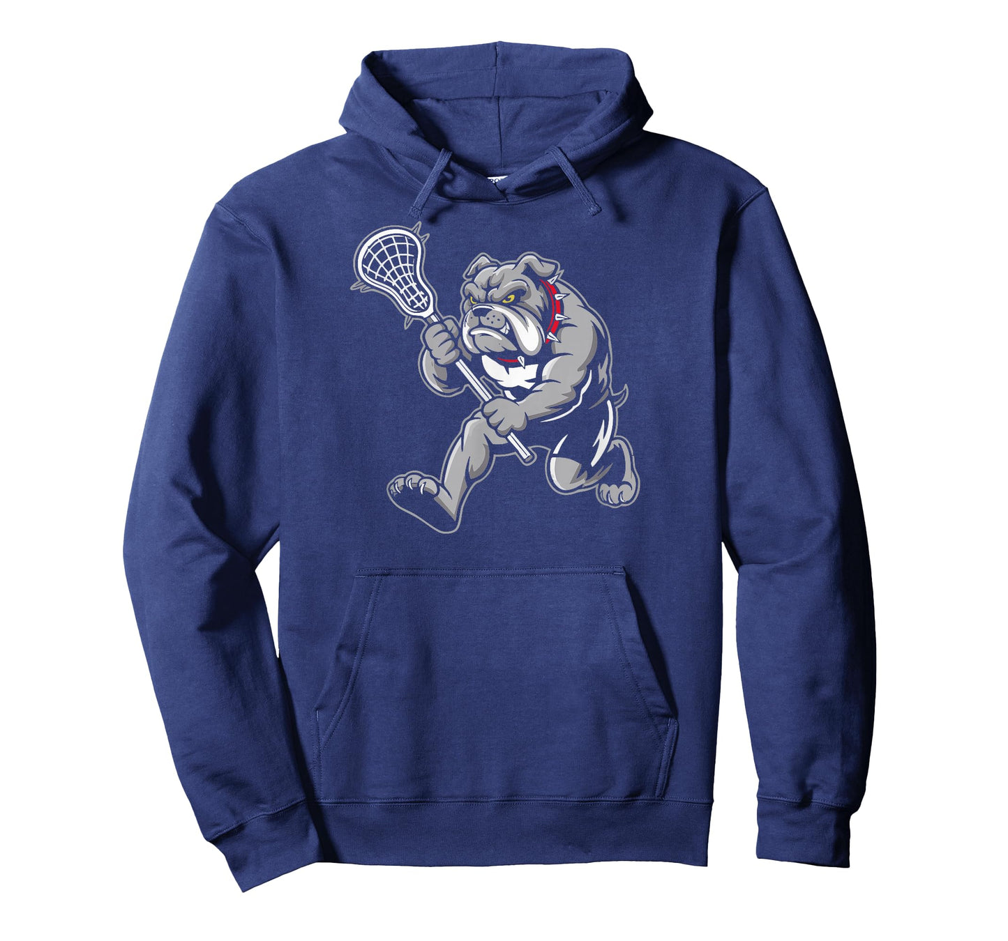 Bulldogs Lacrosse Vintage Lax Mascot Team Dog Lax Stick T-Shirt