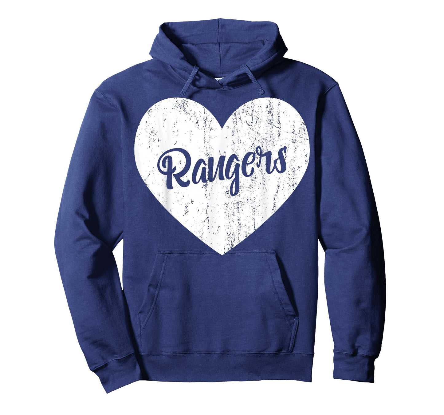 Rangers School Sports Fan Team Spirit Mascot Heart Gift T-Shirt