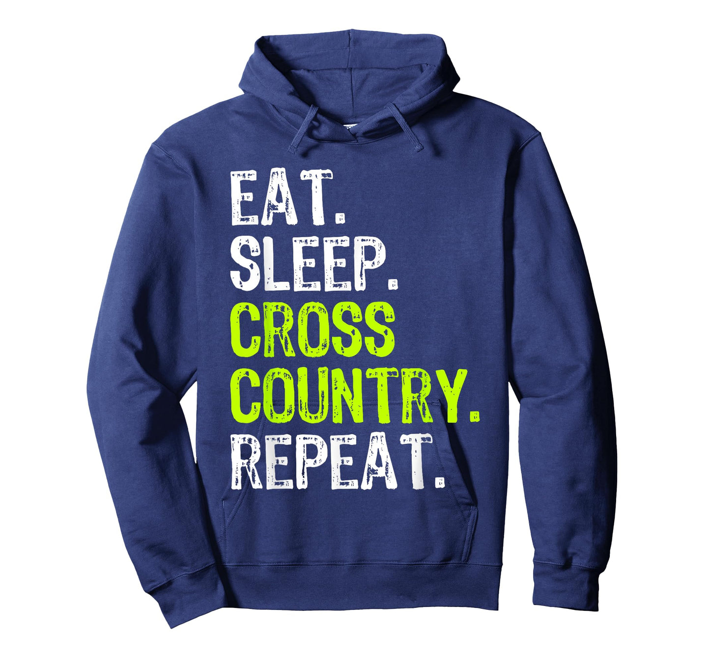 Eat Sleep Cross Country Repeat Running Runner Run Funny T-Shirt