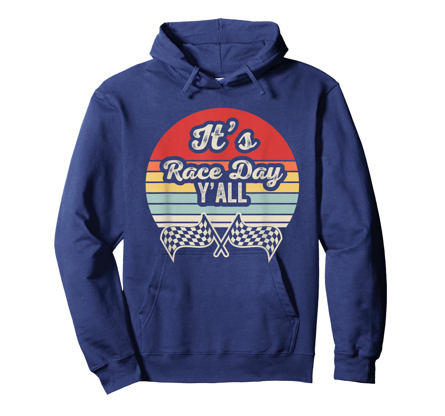 It's Race Day Y'all Retro Racing Flags T-Shirt