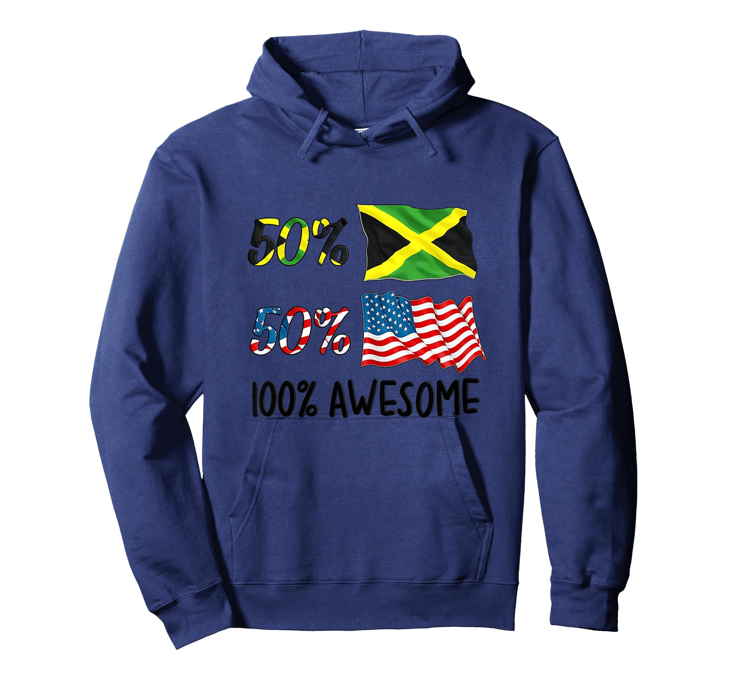 50% American 50% Jamaican 100% Awesome Boy Girl Baby Gift T-Shirt