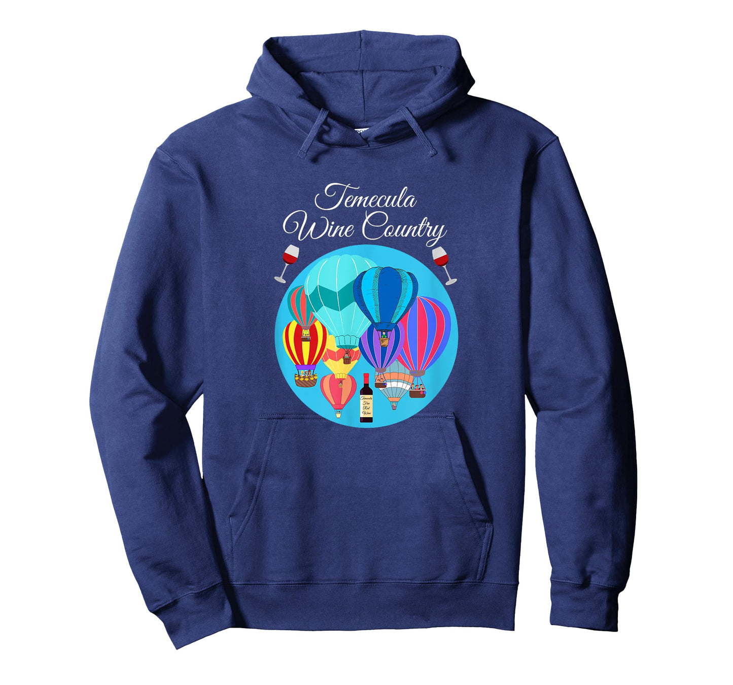 Temecula Wine country hot air balloons cute design Men Women T-Shirt