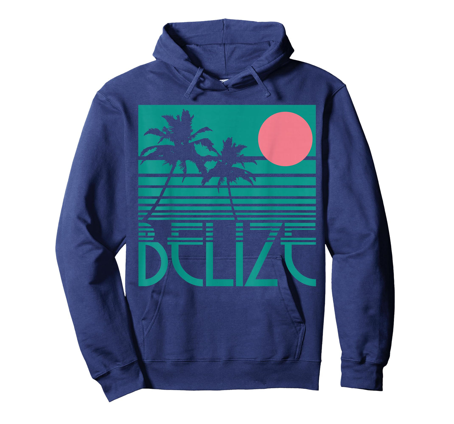 Belize Palm Trees Surf Vintage Retro Souvenir T-Shirt