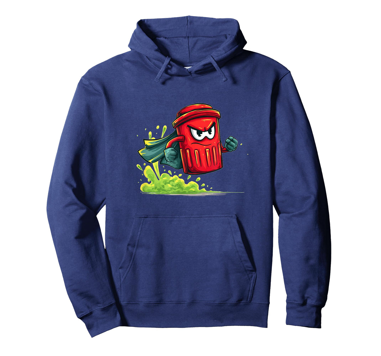 Awesome Flying Trash Can with Cape for Hero Lovers T-Shirt