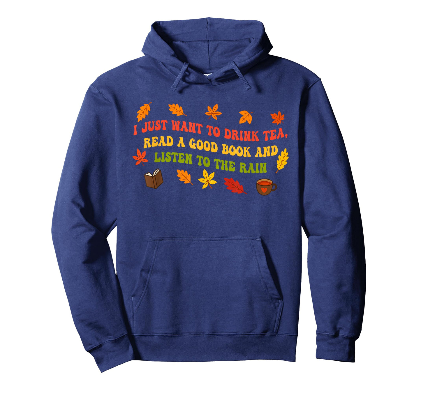 I Just Want to Drink Tea, Read A Good Book Funny Halloween T-Shirt