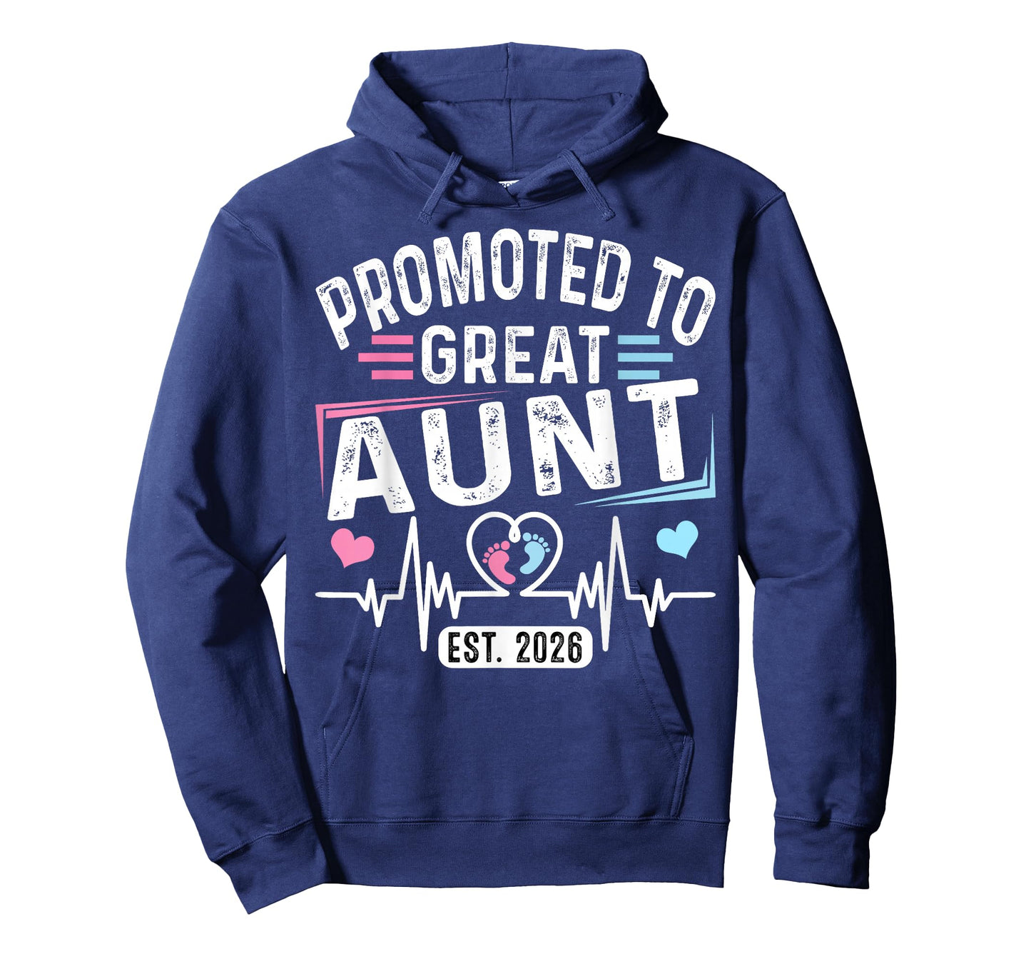Promoted to Great Aunt Est. 2026 Vintage Aunt T-Shirt