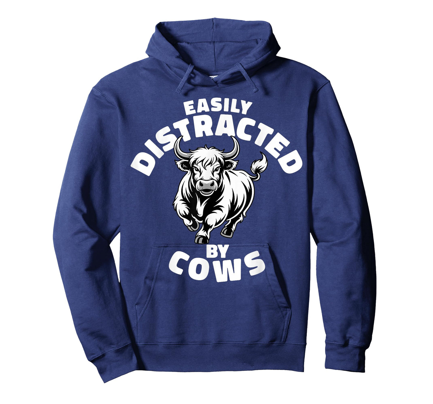 Easily Distracted by Cows Western Highland Cow T-Shirt