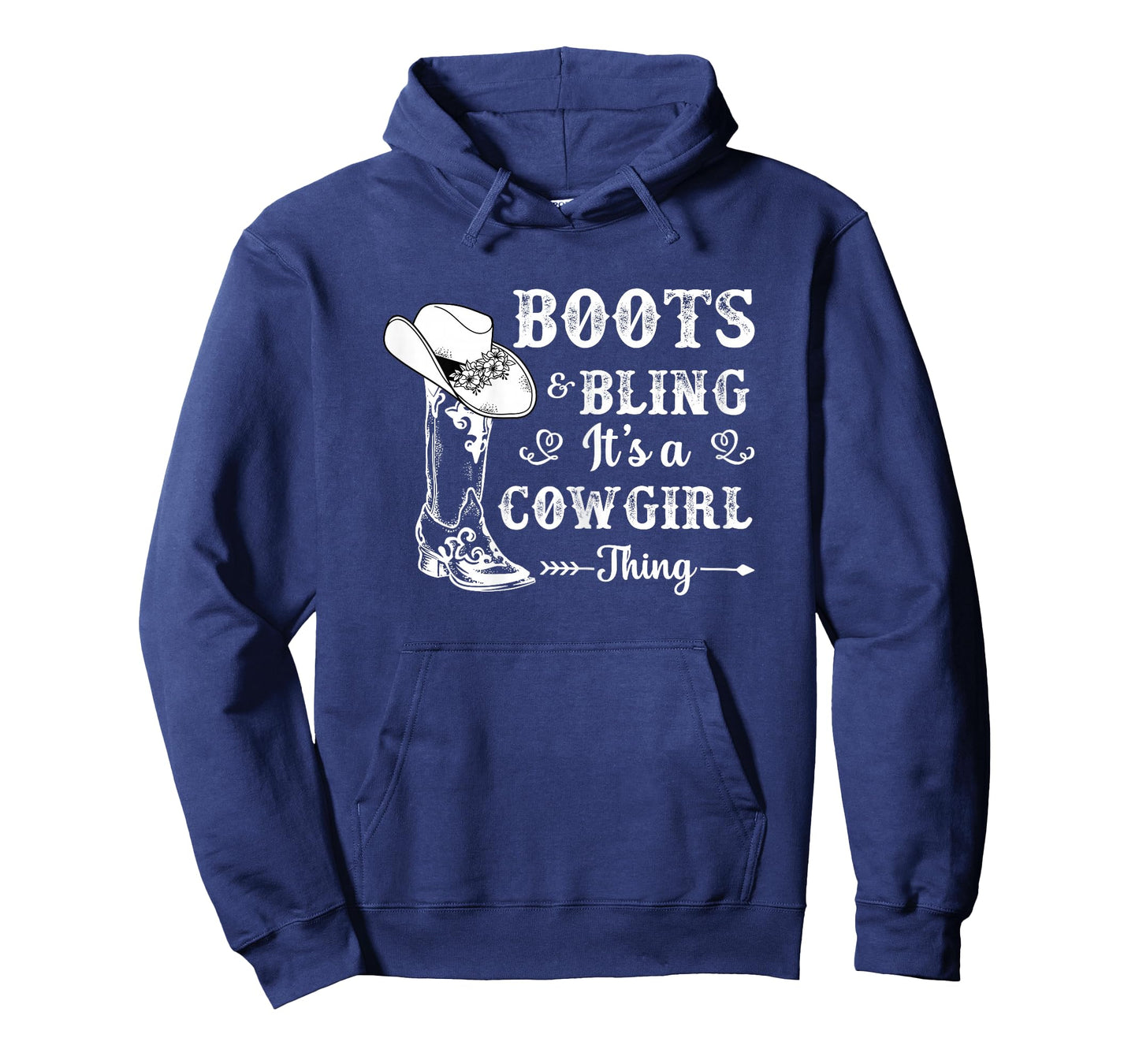 Womens Boots & Bling It's a Cowgirl Thing Western Women T-Shirt