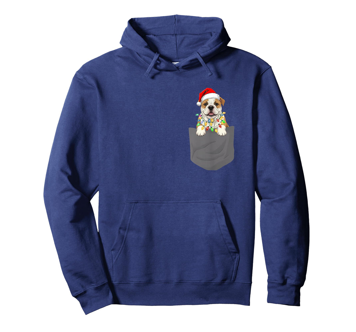 Bulldog in A Pocket Funny Xmas Bulldog Lover Family Matching T-Shirt