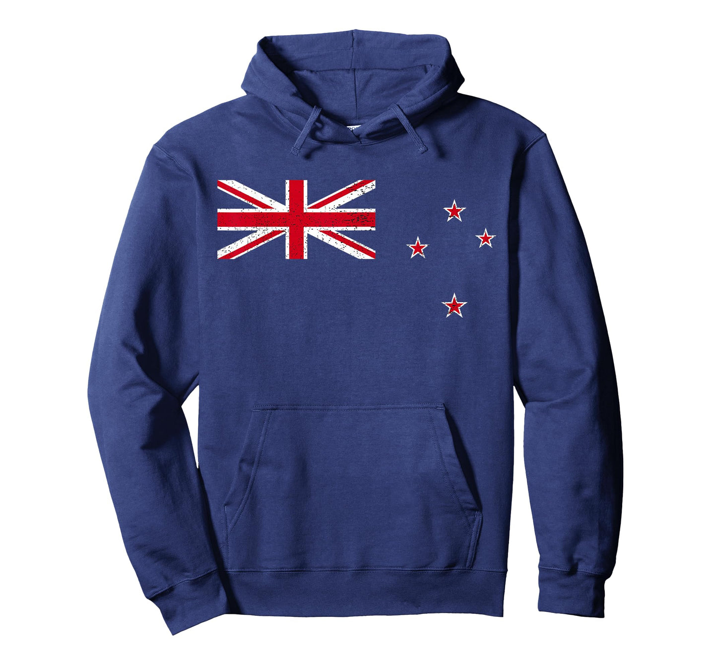Vintage Retro Distressed New Zealand Union Jack Stars Flag T-Shirt