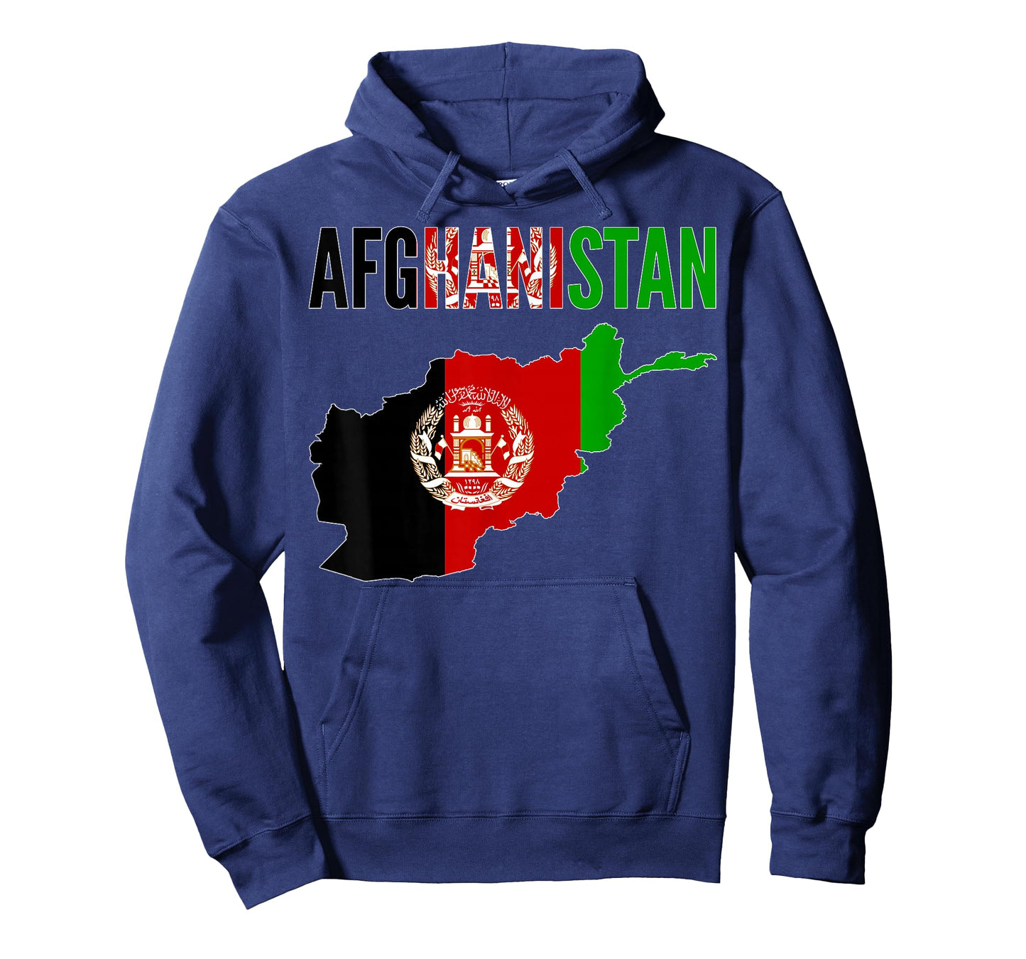 Afghan - Afghanistan Country Map Flag T-Shirt