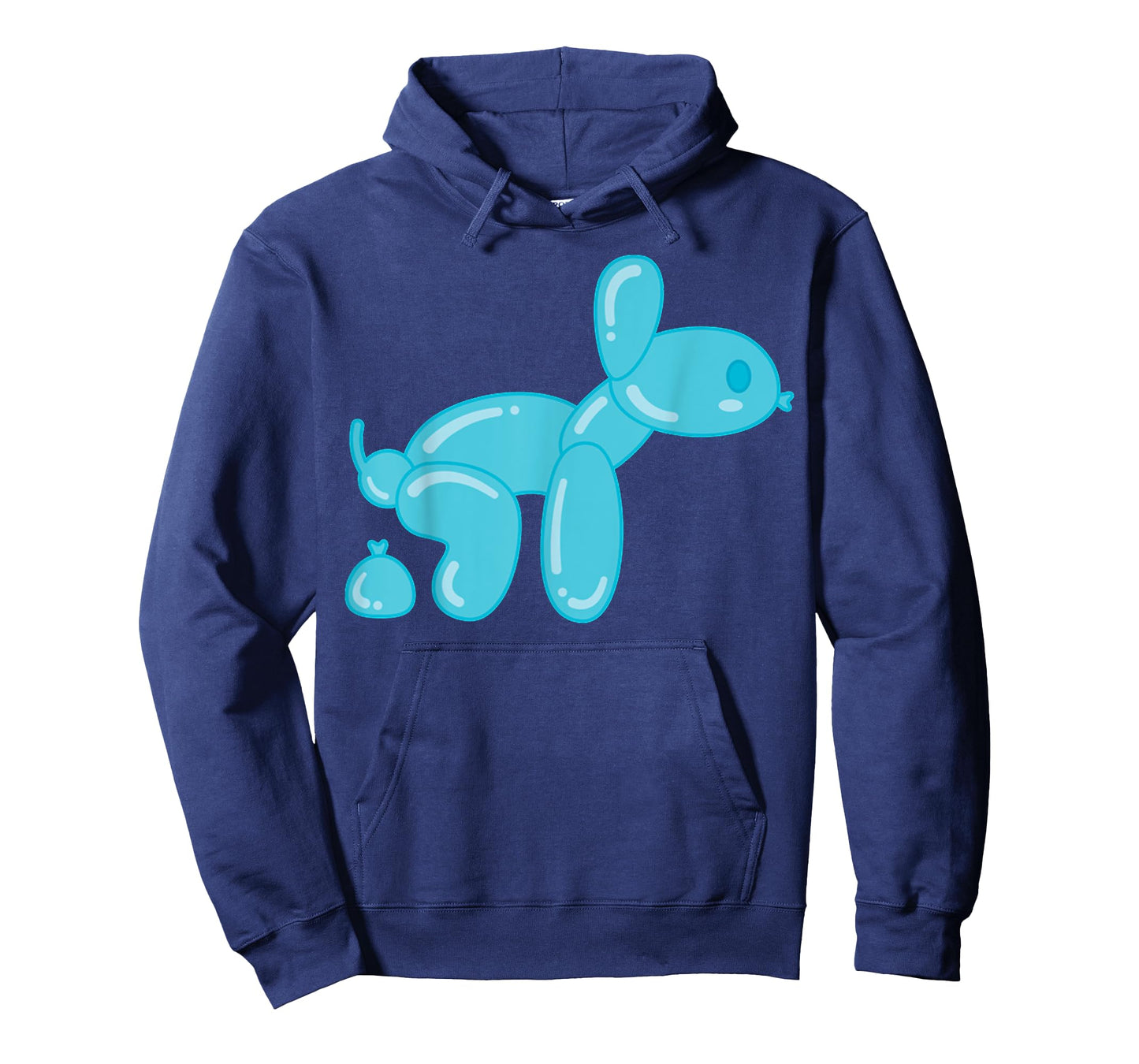 Funny Balloon Dog Animal Poops Men Women T-Shirt