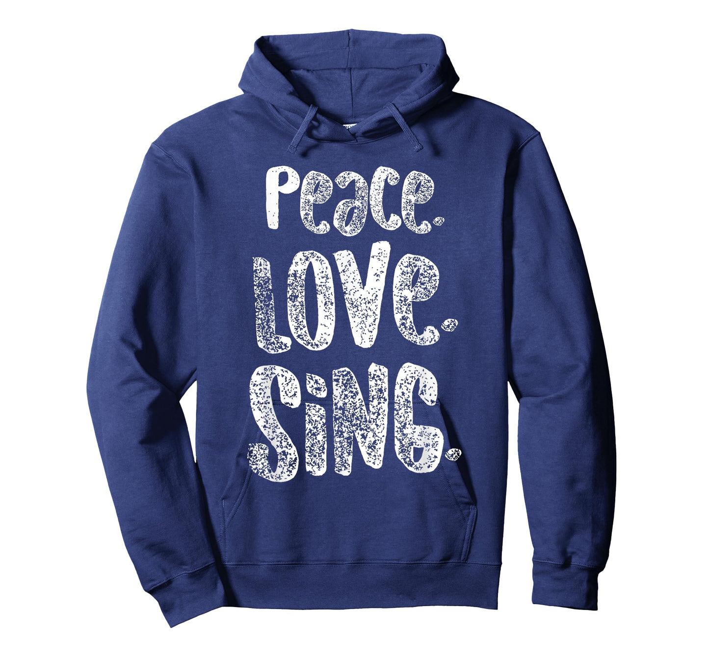 Peace Love Sing, Singers Shirt for Music, Cute Gift, White