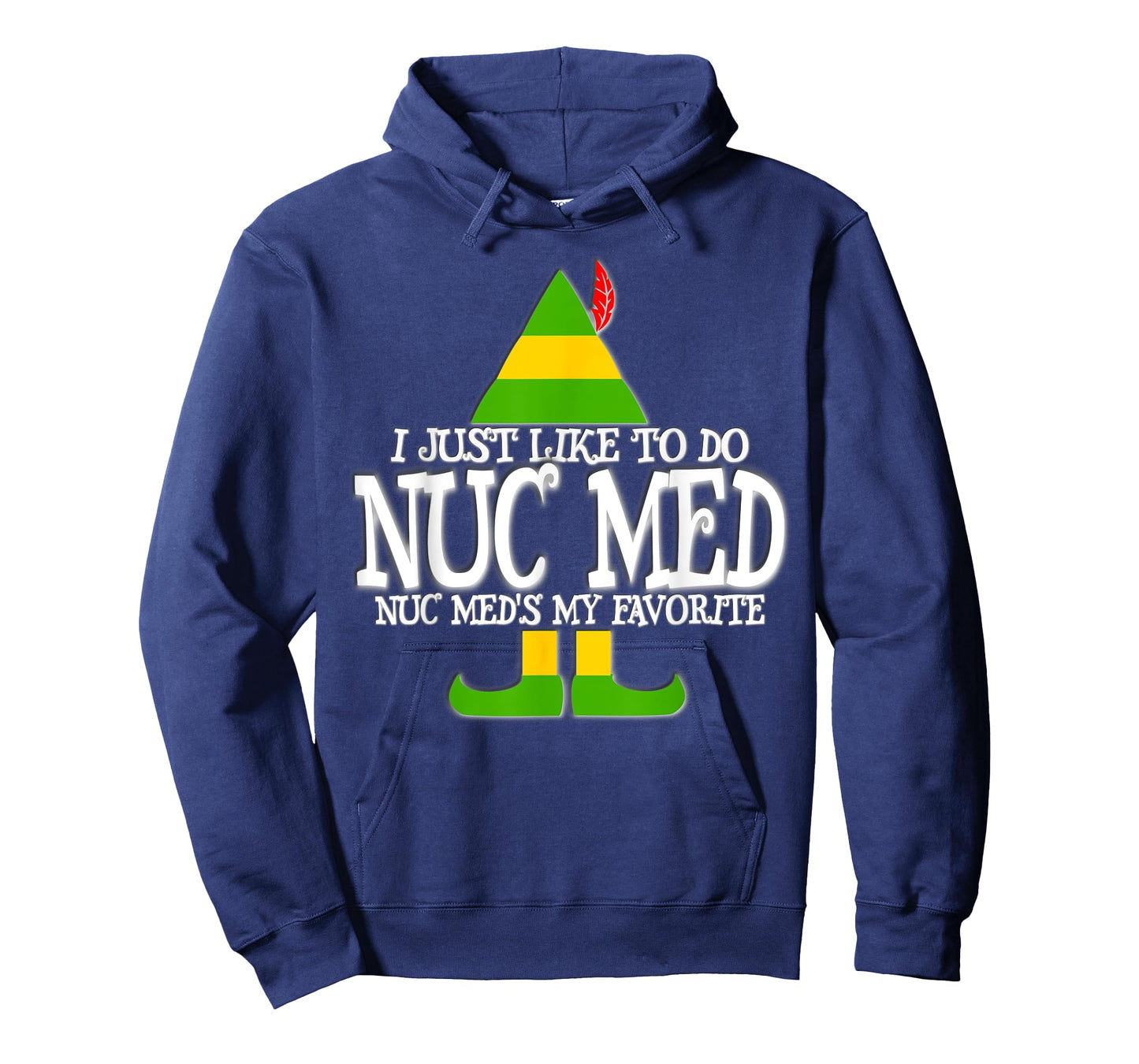 Nuc Med Favorite ELF Nuclear Medicine Tec Christmas T Shirt