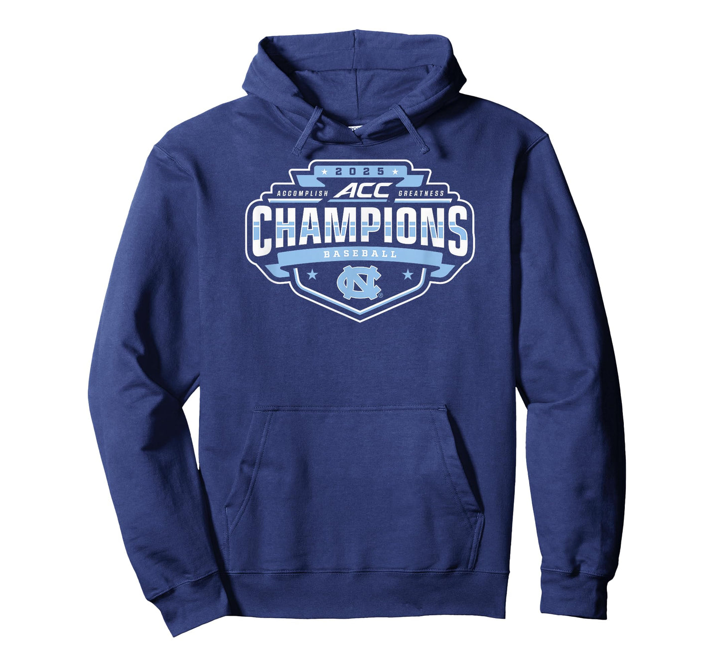 North Carolina Tar Heels Baseball Acc Champs 2025 Navy T-Shirt