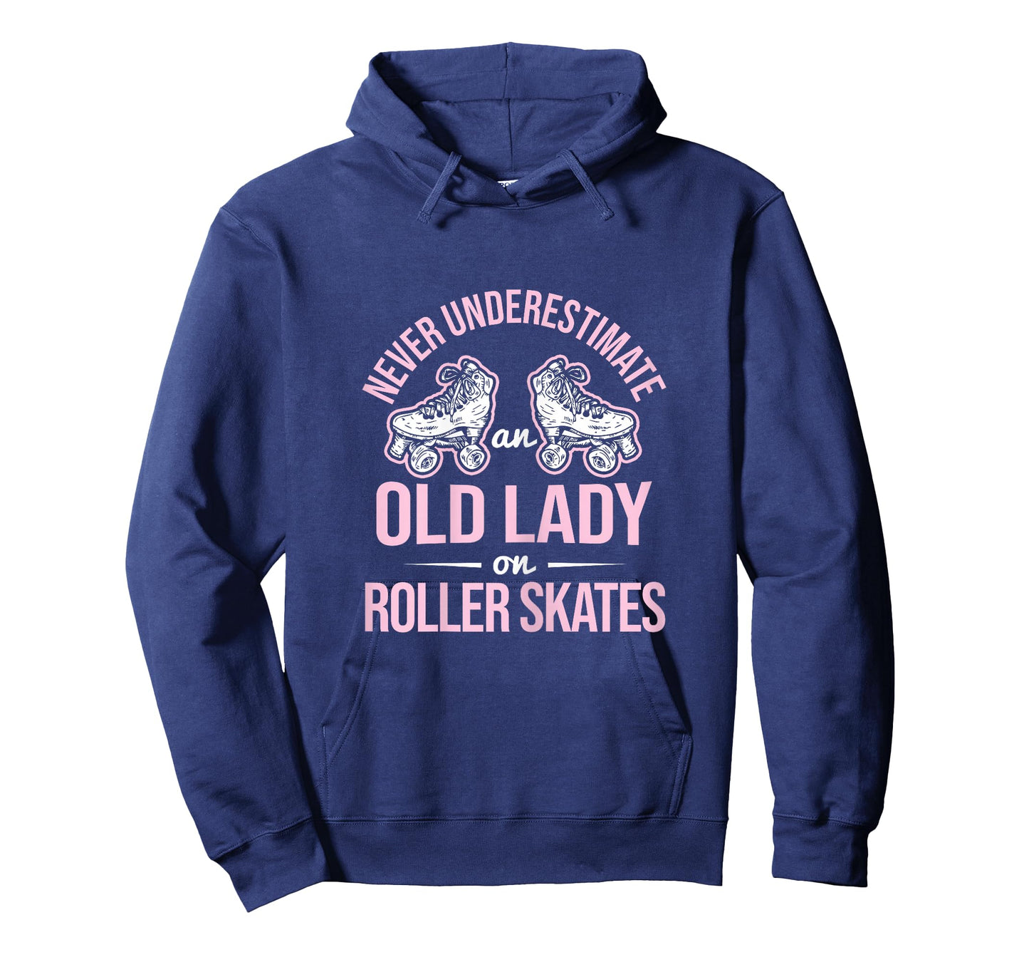Old Lady On Roller Derby Roller Skating Roller Skate T-Shirt