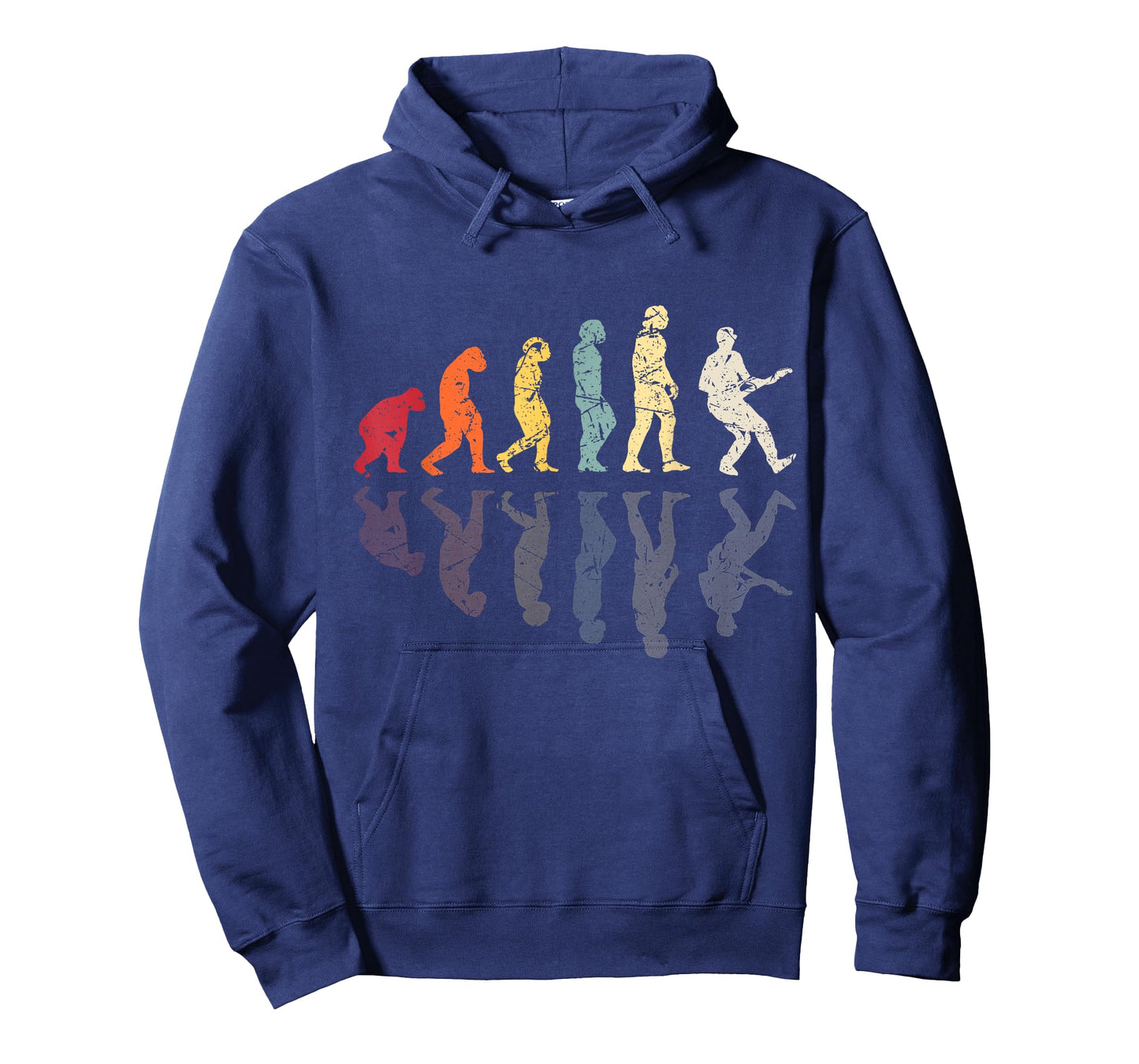 Evolution of man Guitar Band Retro Vintage Guitarist T-Shirt
