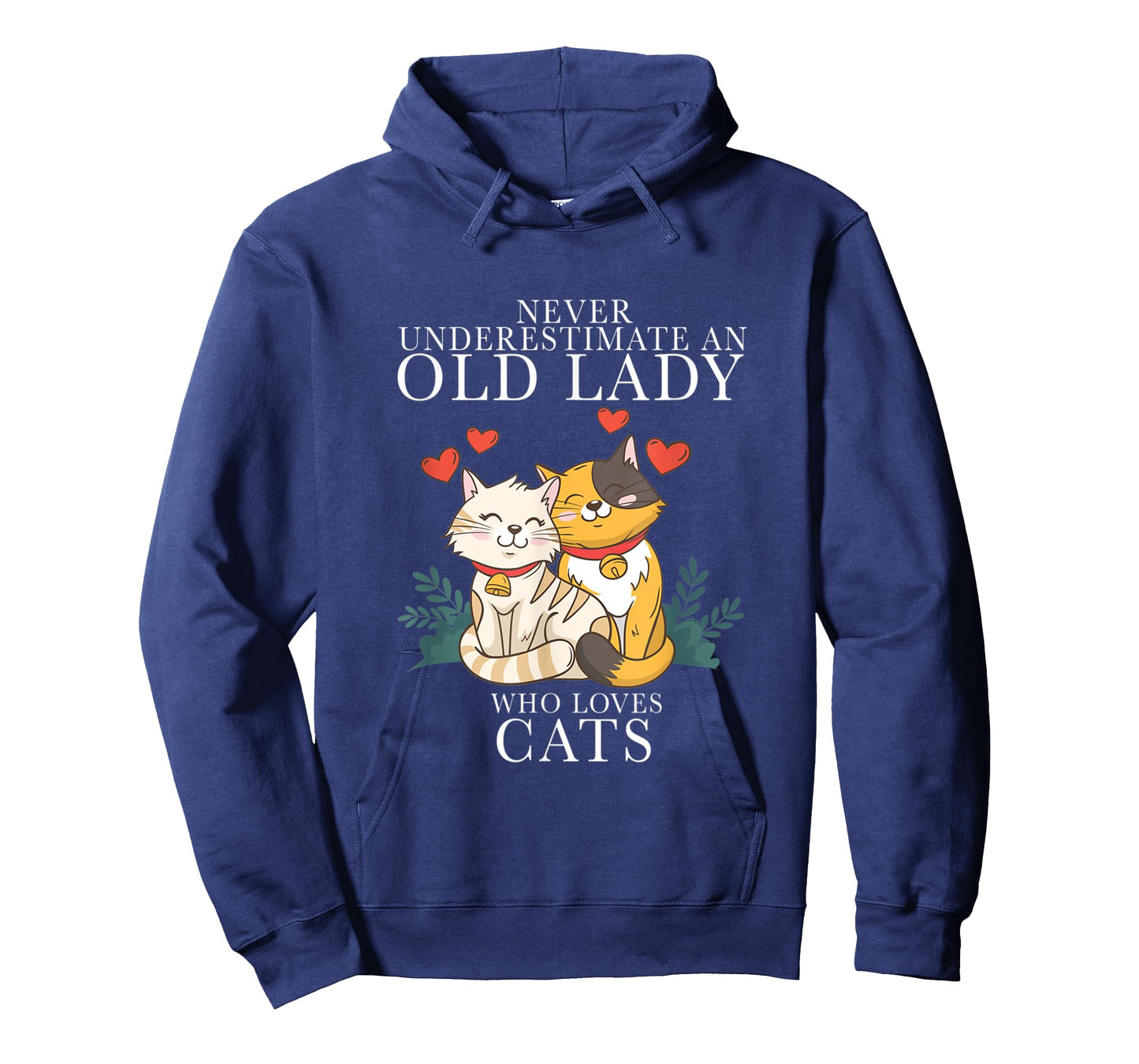 Never Underestimate An Old Lady Who Loves Cats T-Shirt