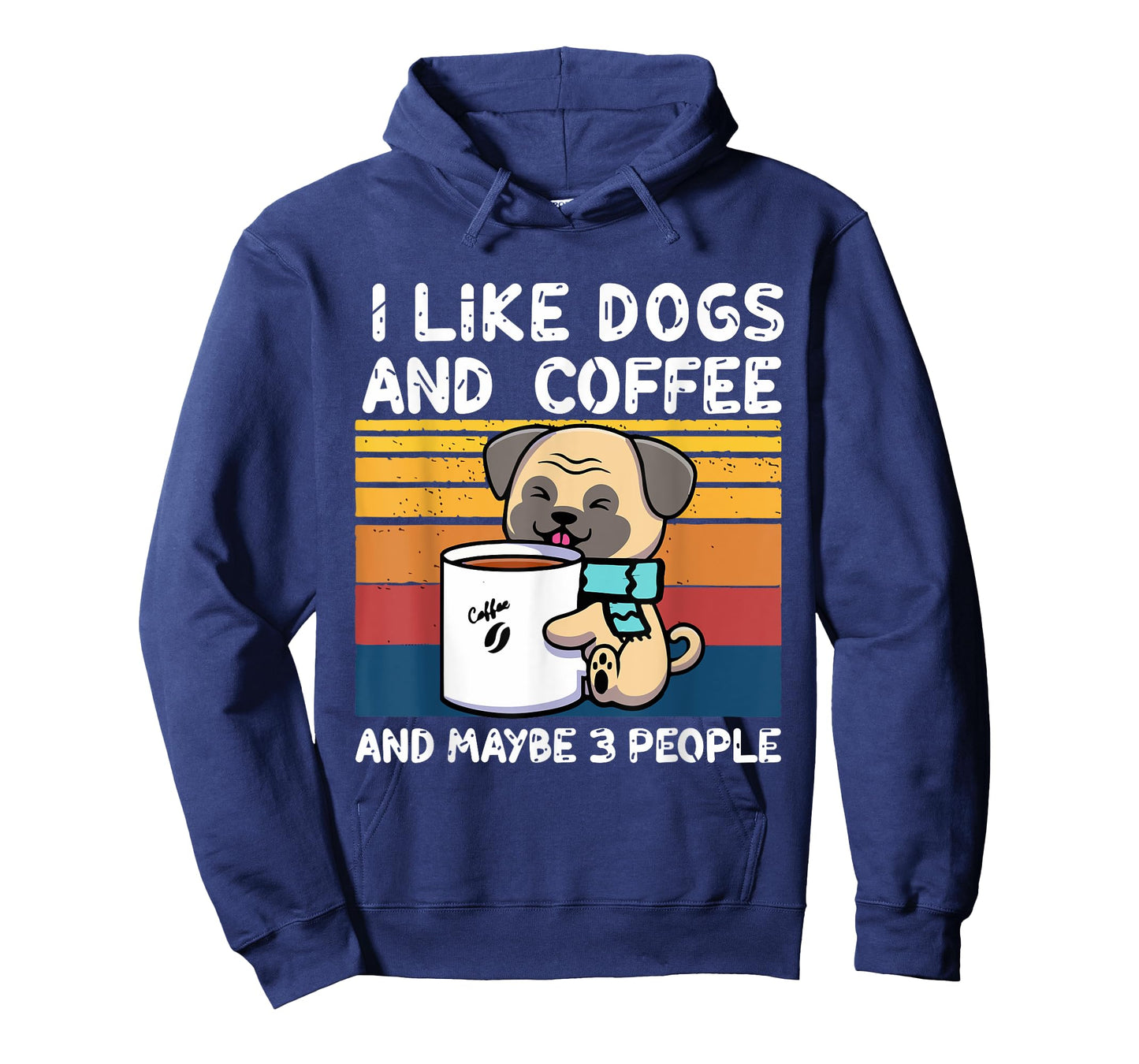 Funny Dogs, I Like Dogs And Coffee And Maybe 3 People T-Shirt