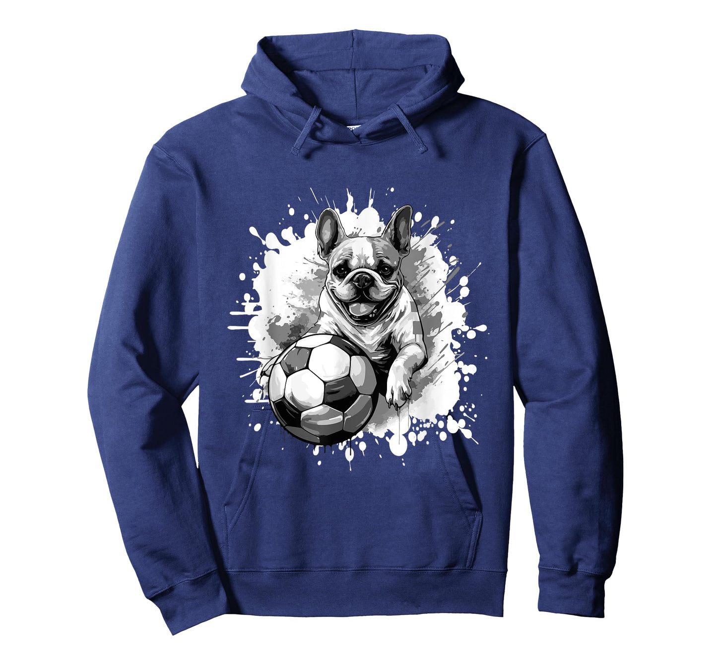 French Bulldog Dog Playing Soccer | Team Sports Animal T-Shirt for Men Women Kids