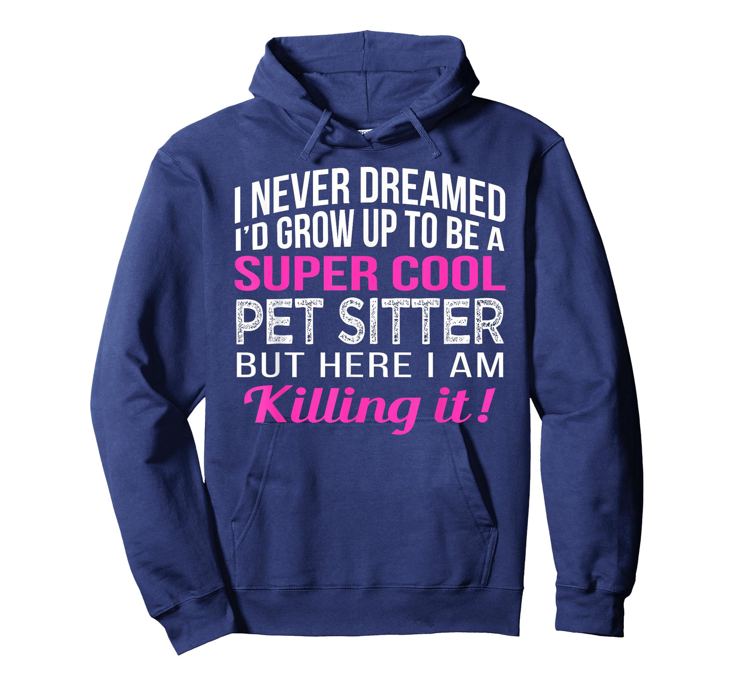 Pet Sitter Shirts Only Unisex-Adults Black 3XL Modern Classic Cotton Short Sleeve Crew Neck T-Shirt
