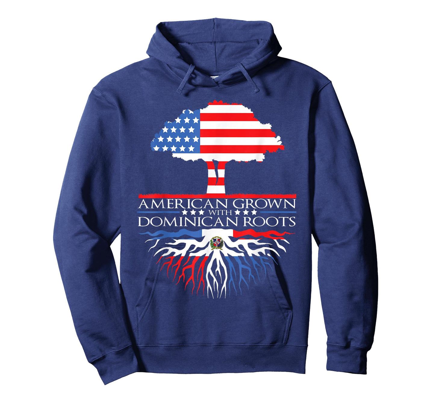 Dominican Roots Flag American Grown Republic Dominica T-Shirt