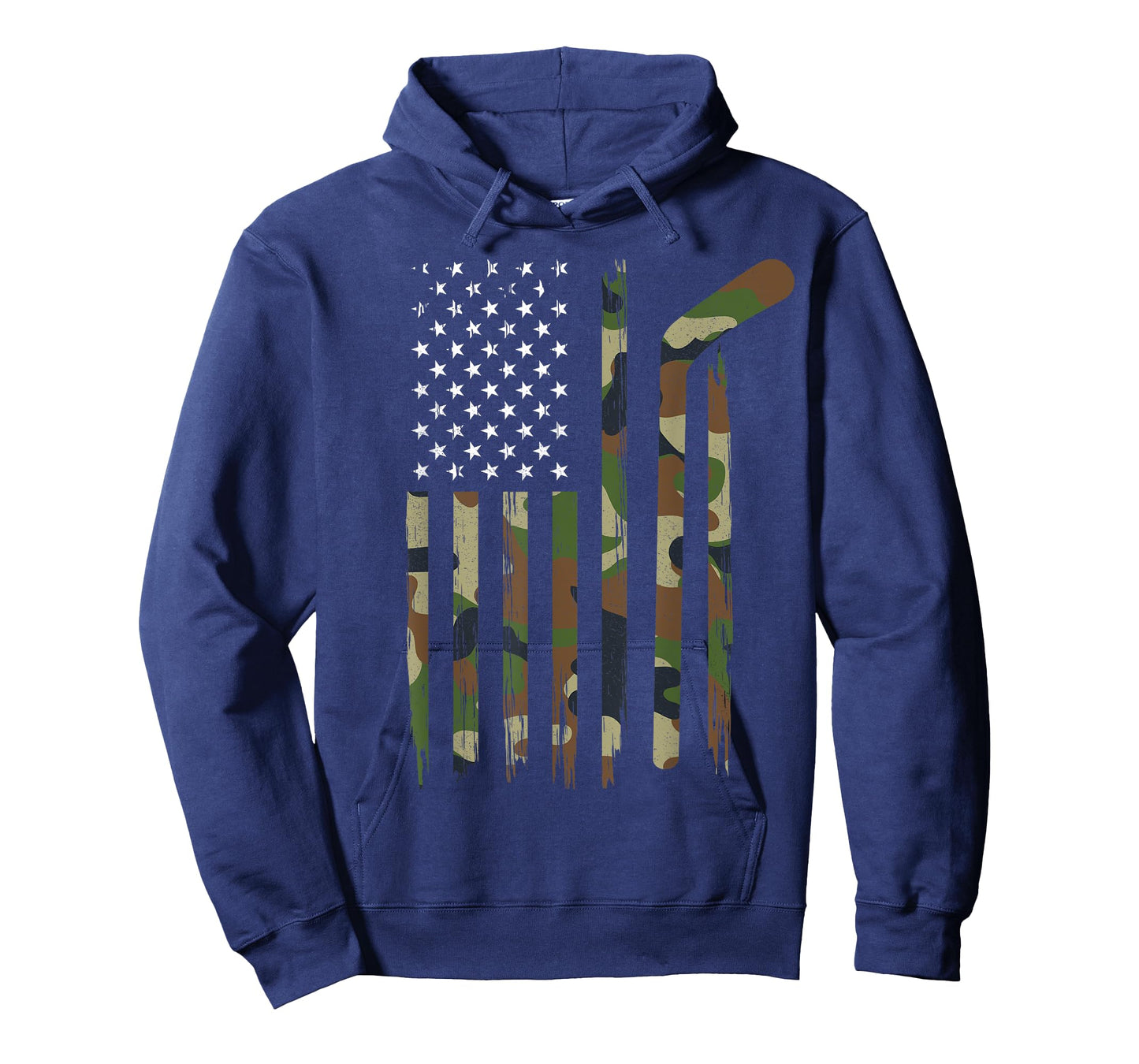 Hockey American Flag Shirt Camo US Patriotic Hockey Player T-Shirt for Women Kids Men