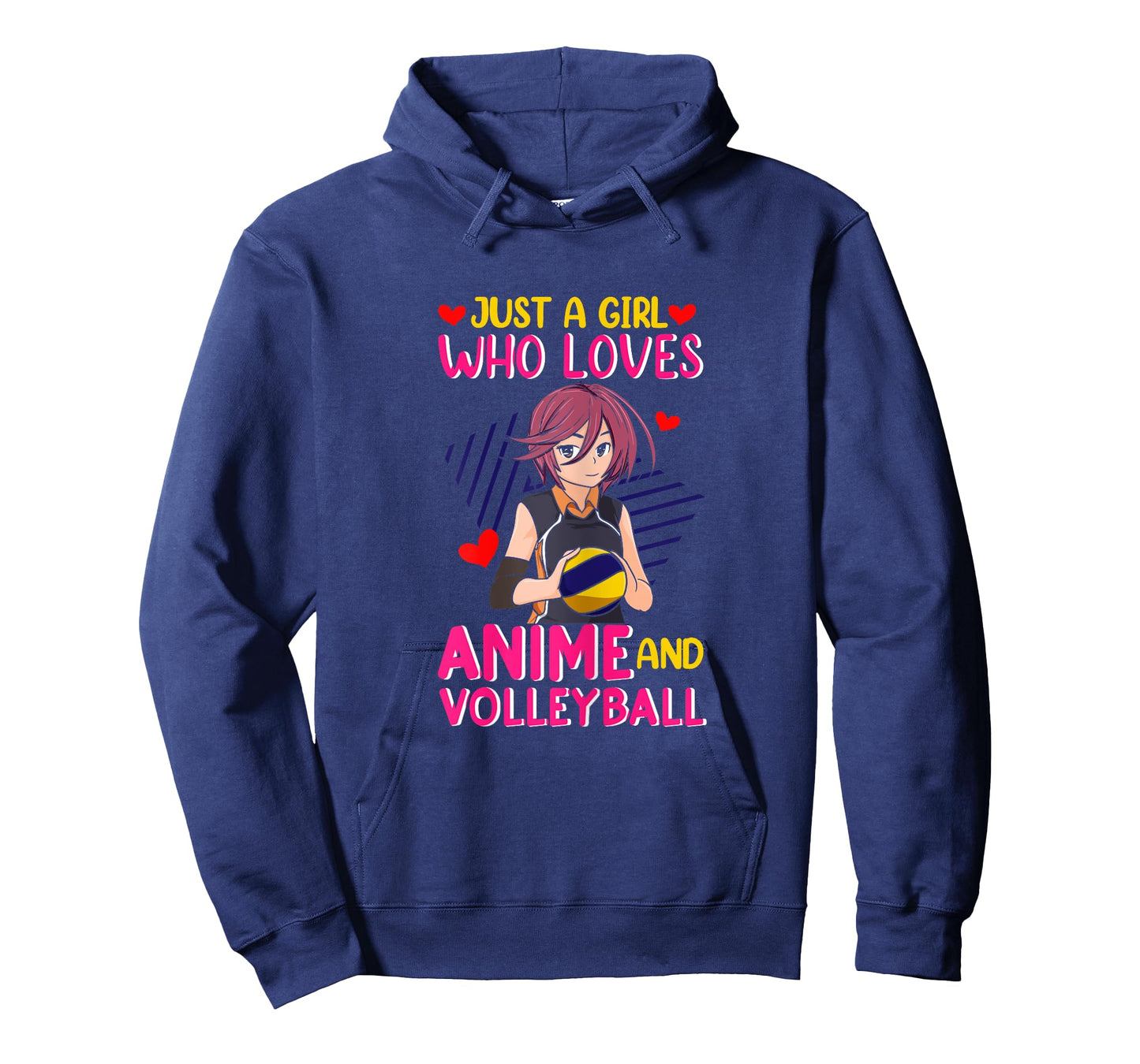 Just A Girl Who Loves Anime and Volleyball - Kawaii T-Shirt